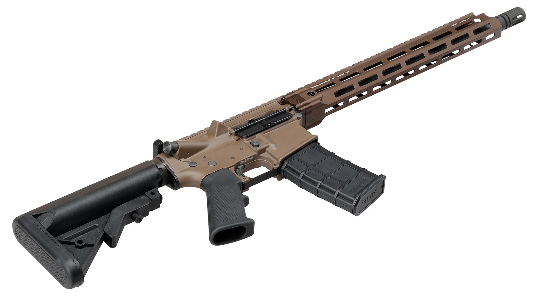 GHK Daniel Defense DDM4 V7 14,5 Zoll MFR 13.5 Vollmetall Gas-Blow-Back 6mm BB tan - Version 3 Bild 4