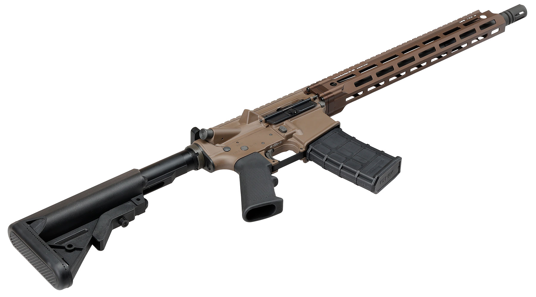 GHK Daniel Defense DDM4 V7 14,5 Zoll MFR 13.5 Vollmetall Gas-Blow-Back 6mm BB tan - Version 3 Bild 5