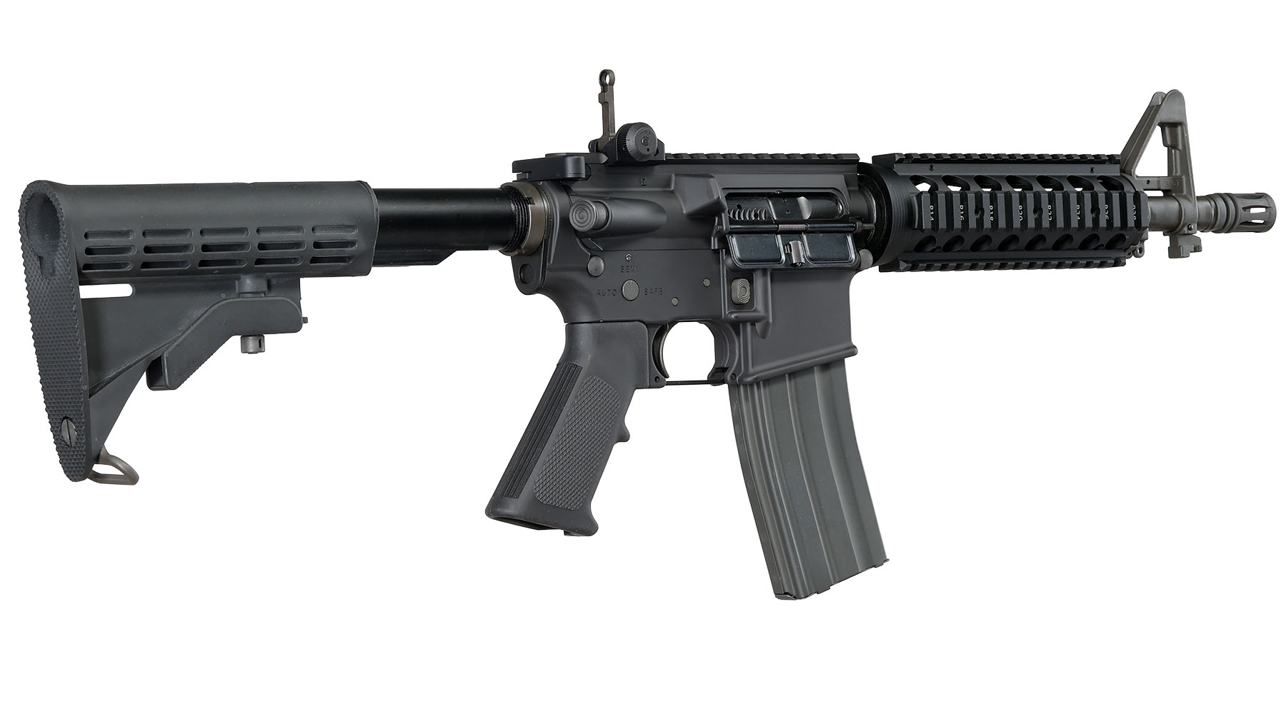 GHK Colt M4 RIS 10.5 Zoll Vollmetall Gas-Blow-Back 6mm BB schwarz - Version 3 Bild 3