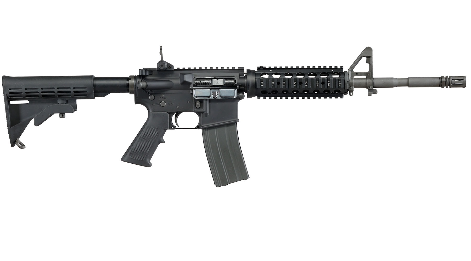 GHK Colt M4 RIS 14.5 Zoll Vollmetall Gas-Blow-Back 6mm BB schwarz - Version 3 Bild 2