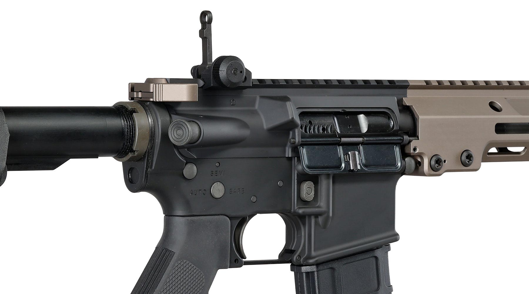GHK Colt MK16 14.5 URGI Vollmetall Gas-Blow-Back 6mm BB Dualtone - Version 3 Bild 8