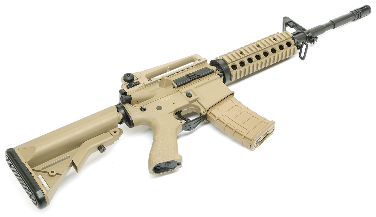 SRC SR4-PG Light Sport Series AEG 6mm BB Desert Tan Bild 5