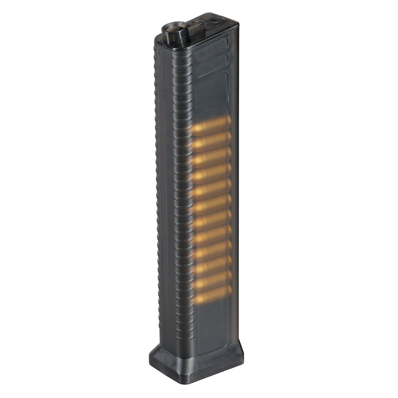 Delta Armory Stribog SP10A3 Polycarbonate-Magazin Mid-Cap 120 Schuss rauch-transparent m. Patronenattrappen