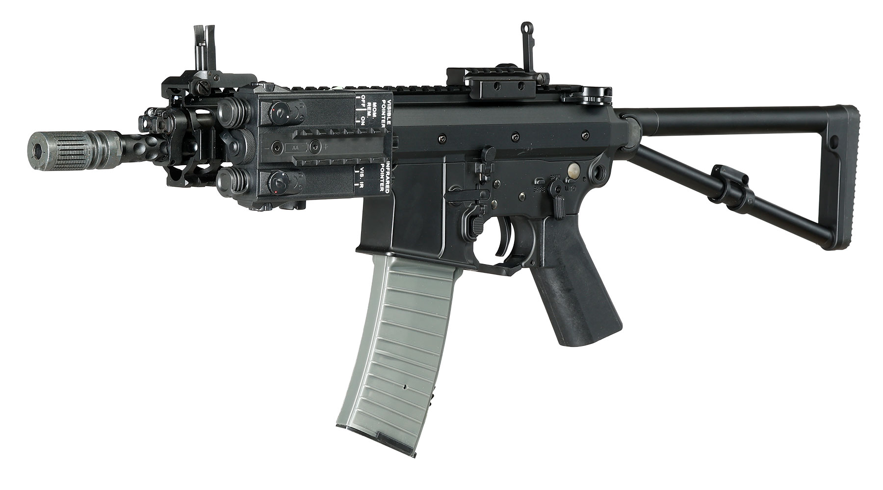 Double Bell PDW Professional Line Vollmetall AEG 6mm BB schwarz