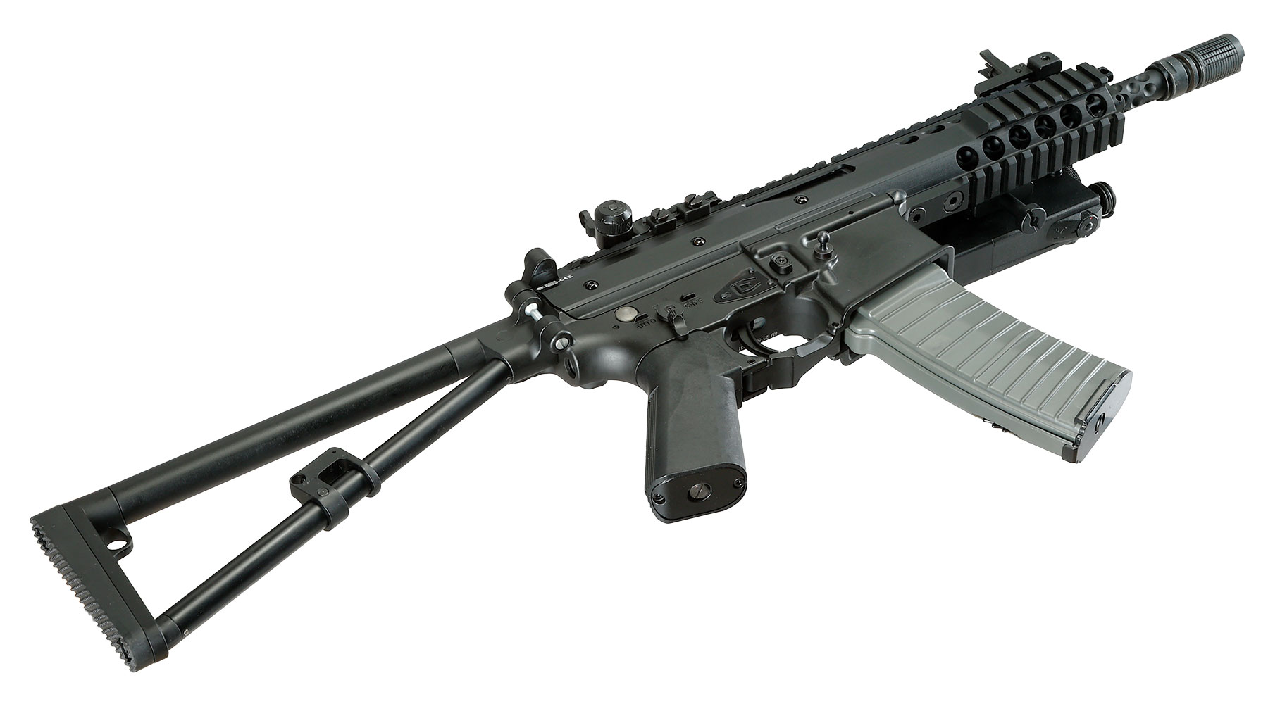 Double Bell PDW Professional Line Vollmetall AEG 6mm BB schwarz Bild 6