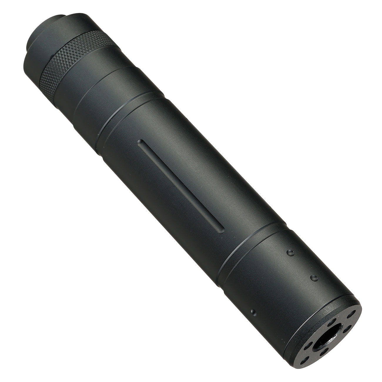 Double Bell Aluminium Mock Sound Suppressor 14mm- schwarz Bild 1
