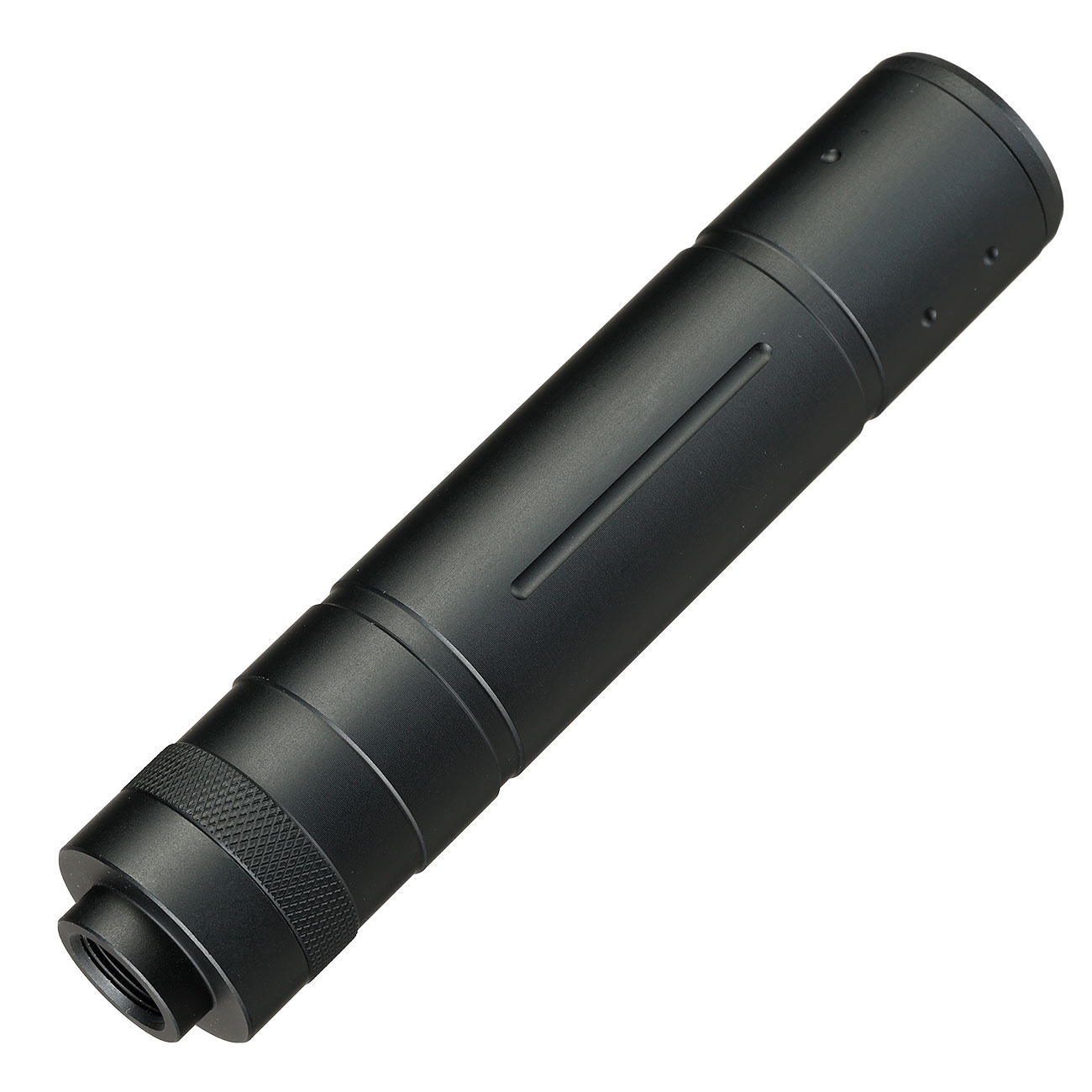 Double Bell Aluminium Mock Sound Suppressor 14mm- schwarz Bild 2