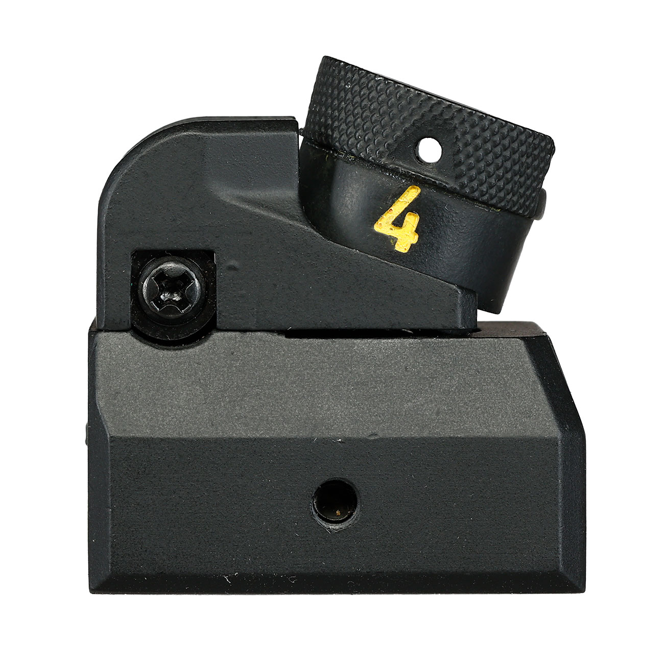 Double Bell Classic Ringvisier Rear Sight f. 20 - 22 mm Schienen schwarz Bild 4