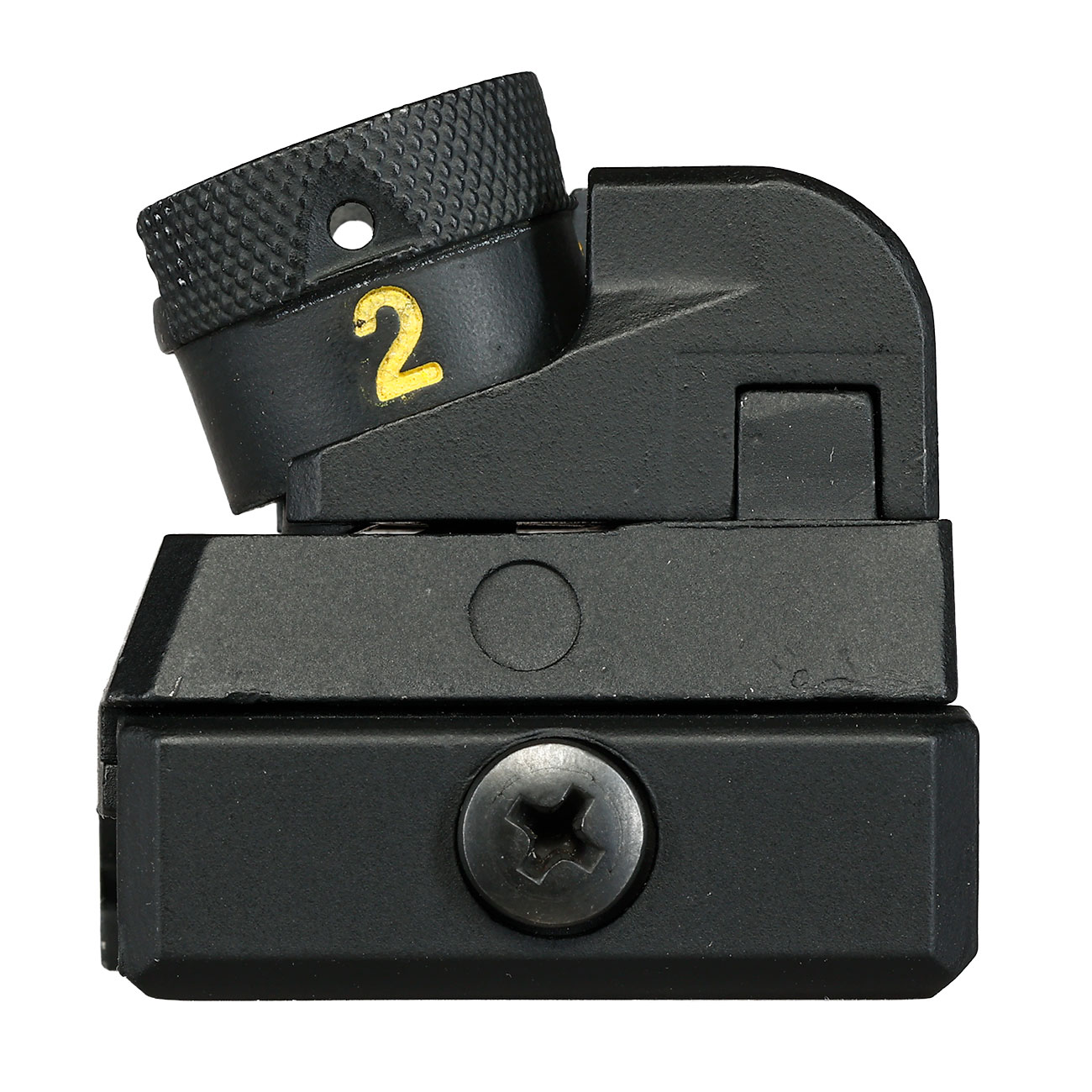 Double Bell Classic Ringvisier Rear Sight f. 20 - 22 mm Schienen schwarz Bild 5