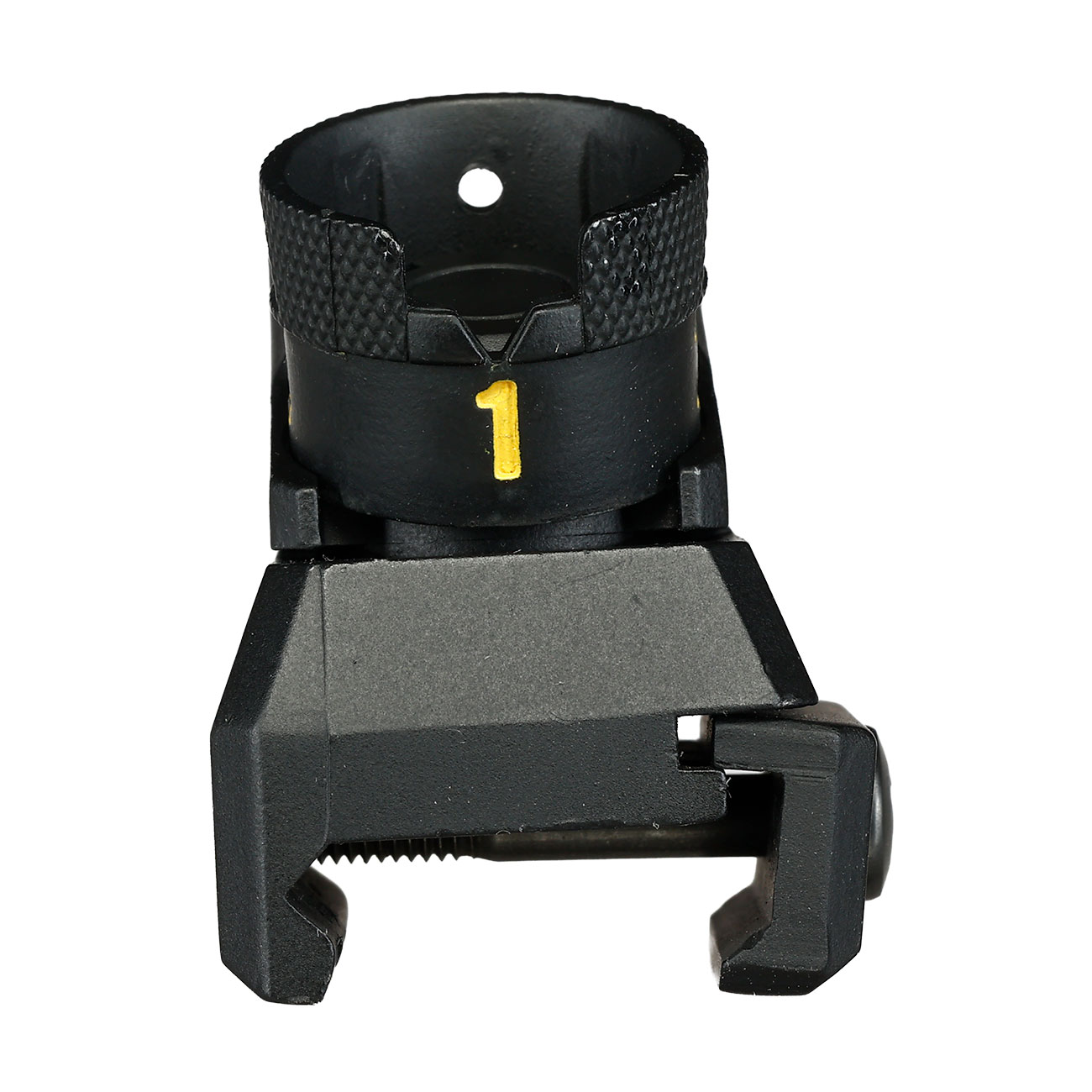 Double Bell Classic Ringvisier Rear Sight f. 20 - 22 mm Schienen schwarz Bild 7