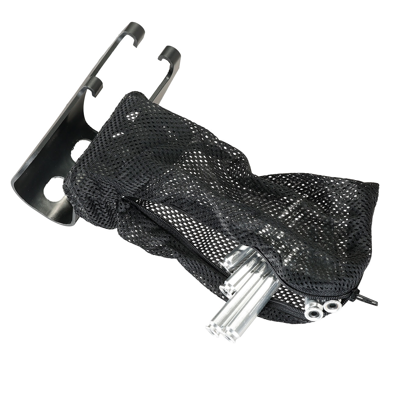 Double Bell Shell Catcher - H�lsenfangsack f. Double Bell Karabiner 98K mit H�lsenauswurf schwarz Bild 6