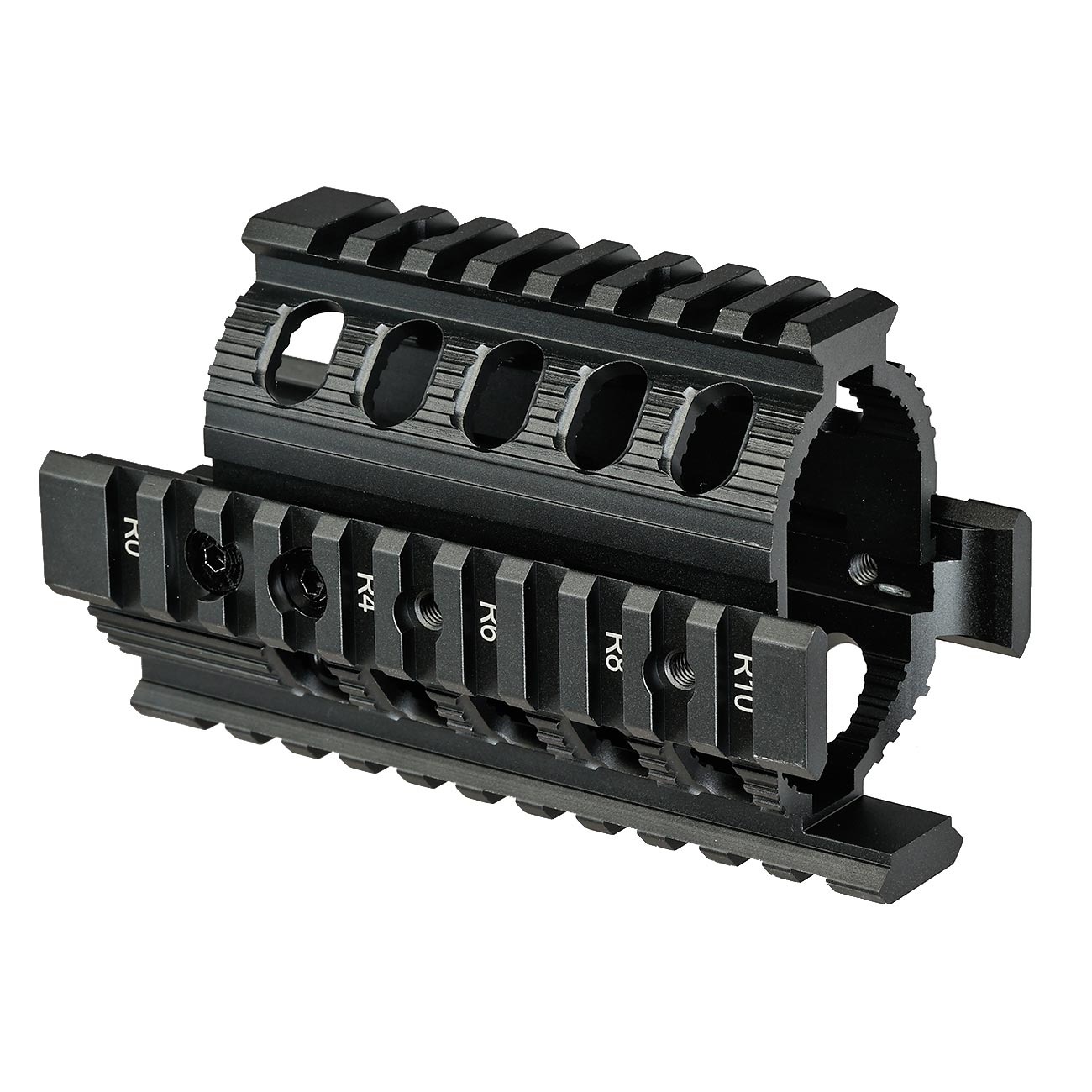VFC AKS74U CNC Aluminium K-Rail Model 3 Handguard Kit f. VFC AKS74U / AVS74U GBB Gewehre schwarz Bild 1
