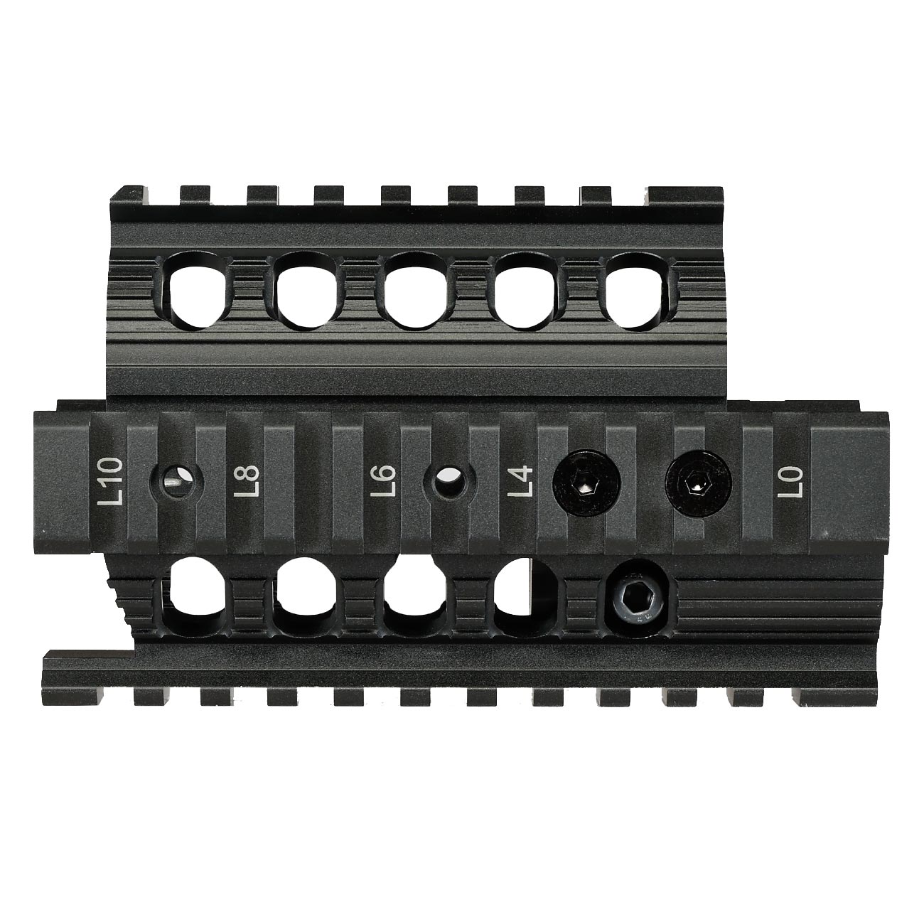 VFC AKS74U CNC Aluminium K-Rail Model 3 Handguard Kit f. VFC AKS74U / AVS74U GBB Gewehre schwarz Bild 4