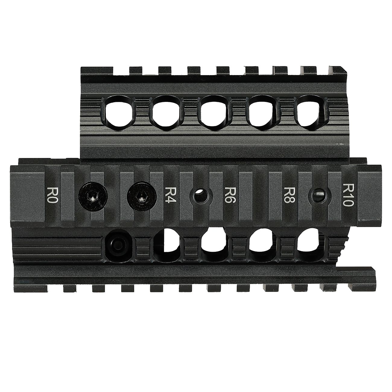 VFC AKS74U CNC Aluminium K-Rail Model 3 Handguard Kit f. VFC AKS74U / AVS74U GBB Gewehre schwarz Bild 5
