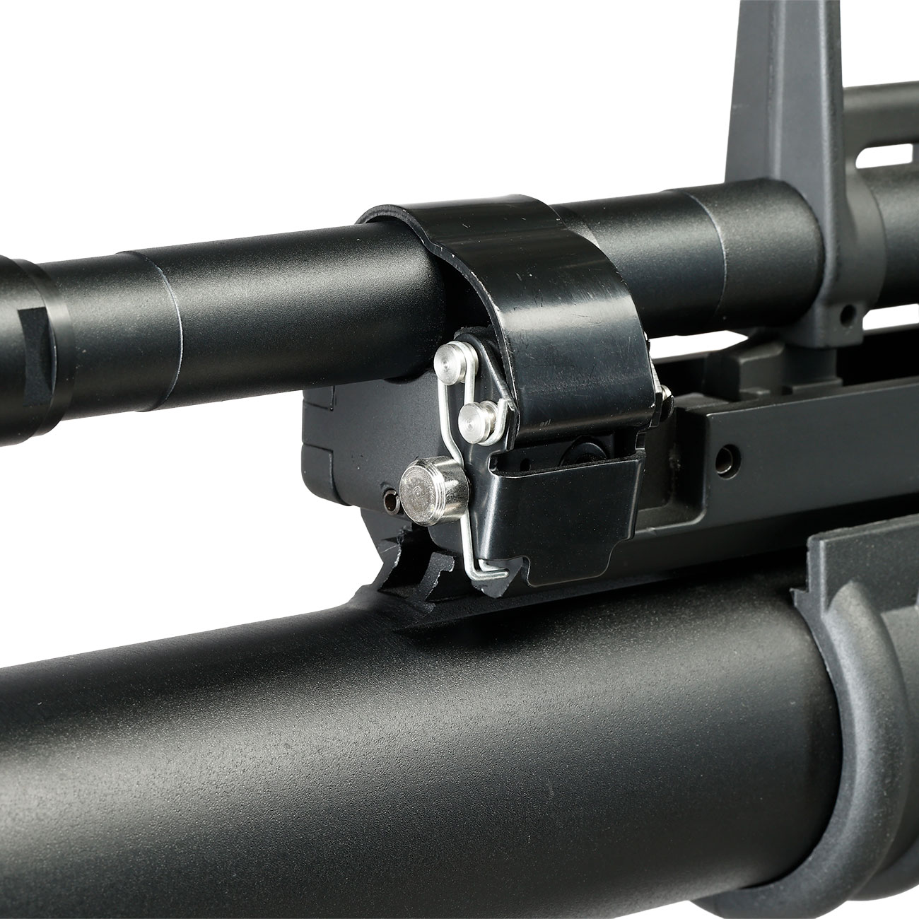 Double Bell M203 B�gel-Laufhalterung / Lauf-Montage f. M4 / M16 Gewehre schwarz Bild 7