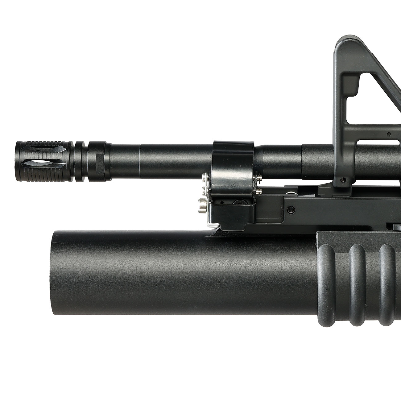 Double Bell M203 B�gel-Laufhalterung / Lauf-Montage f. M4 / M16 Gewehre schwarz Bild 9