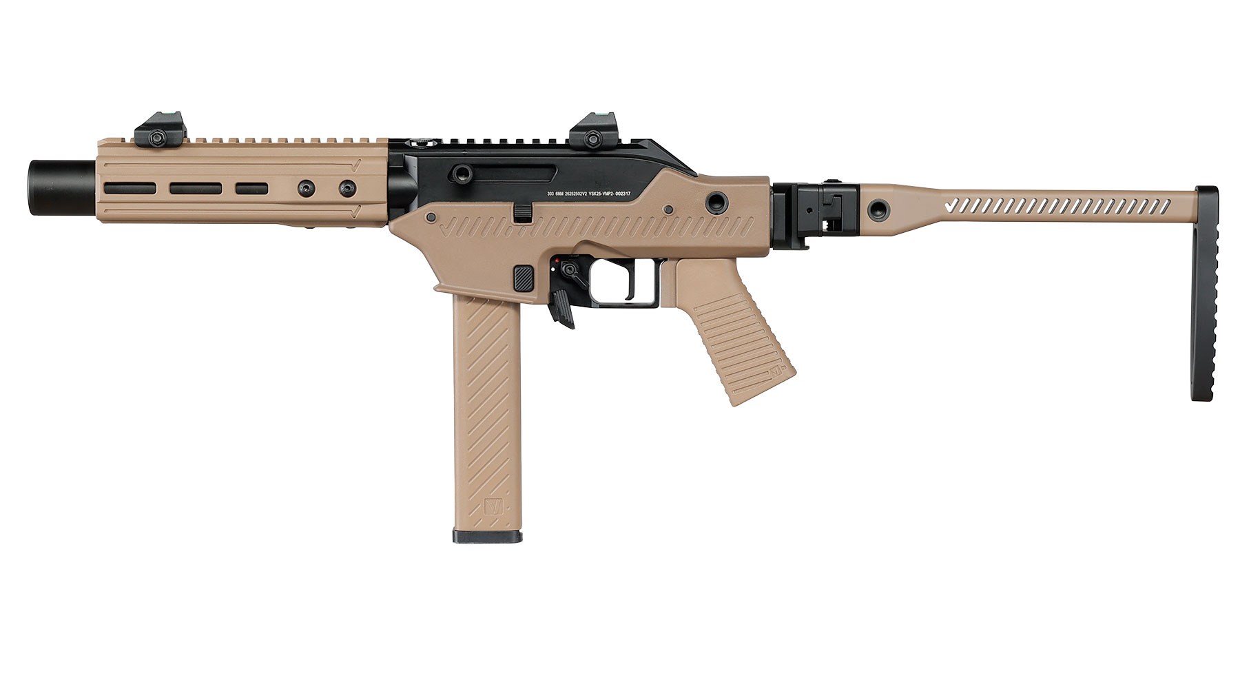 Vorsk VMP-2SD Silenced Rifle GBB 6mm BB tan Bild 1