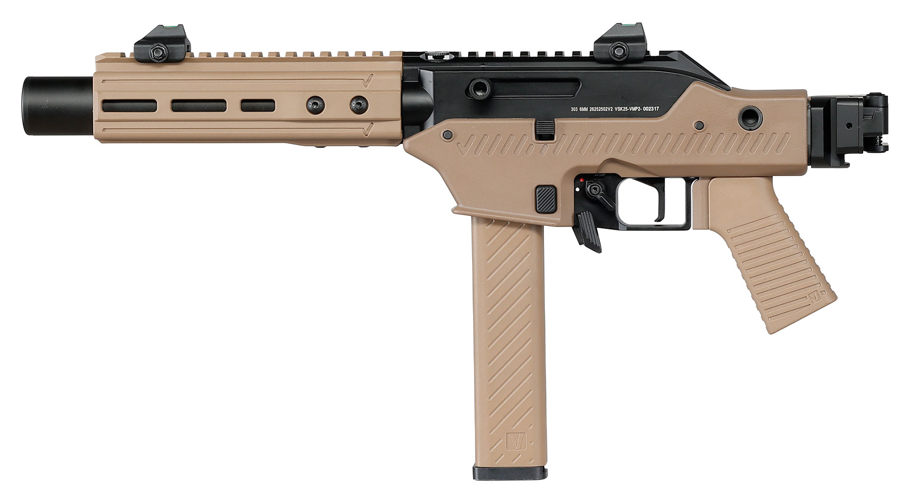 Vorsk VMP-2SD Silenced Rifle GBB 6mm BB tan Bild 2