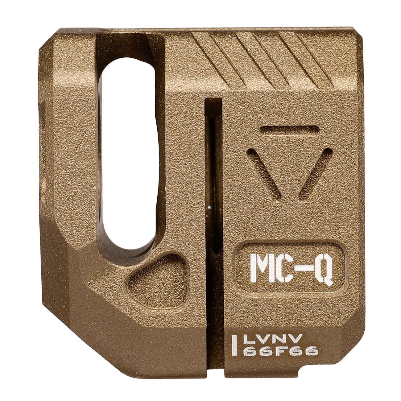 Strike Industries MC-Q Micro Comp Quad Aluminium Compensator f. Auenlufe m. 14mm- Auengewinde Flat Dark Earth Bild 4