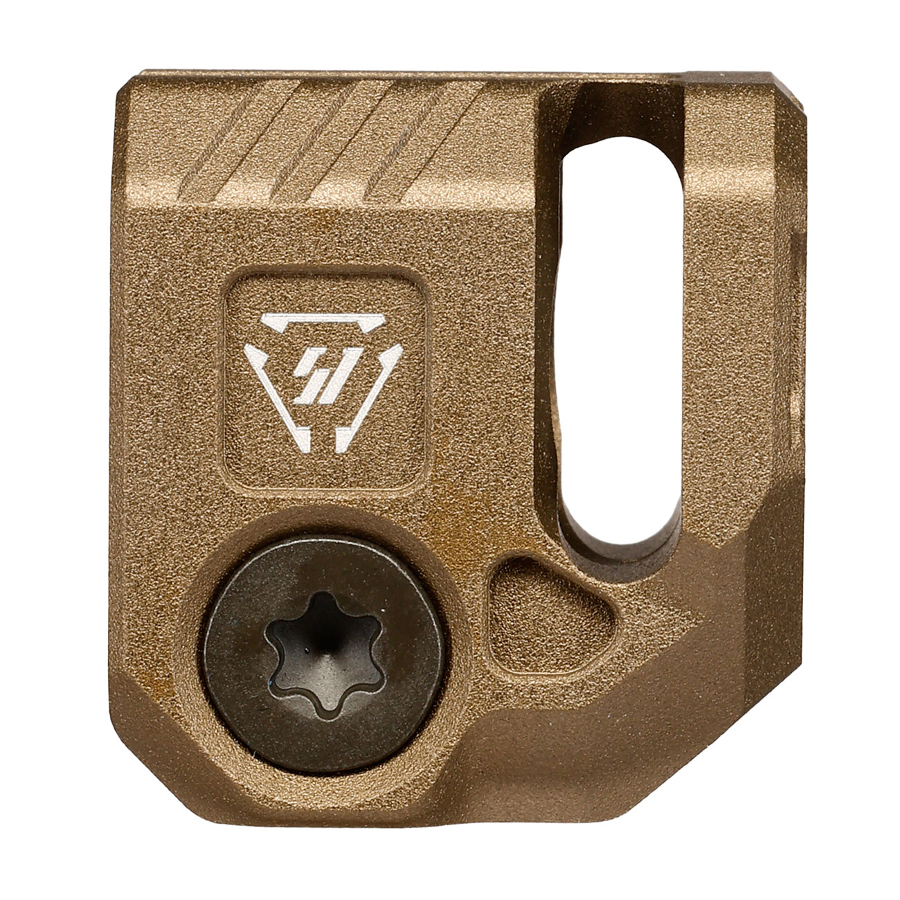 Strike Industries MC-Q Micro Comp Quad Aluminium Compensator f. Auenlufe m. 14mm- Auengewinde Flat Dark Earth Bild 5