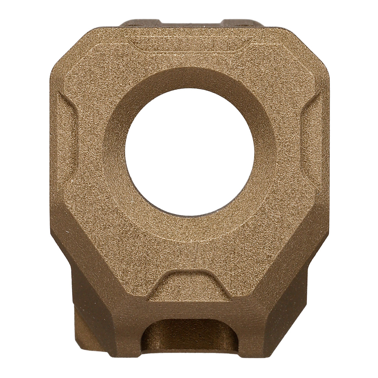 Strike Industries MC-Q Micro Comp Quad Aluminium Compensator f. Auenlufe m. 14mm- Auengewinde Flat Dark Earth Bild 6