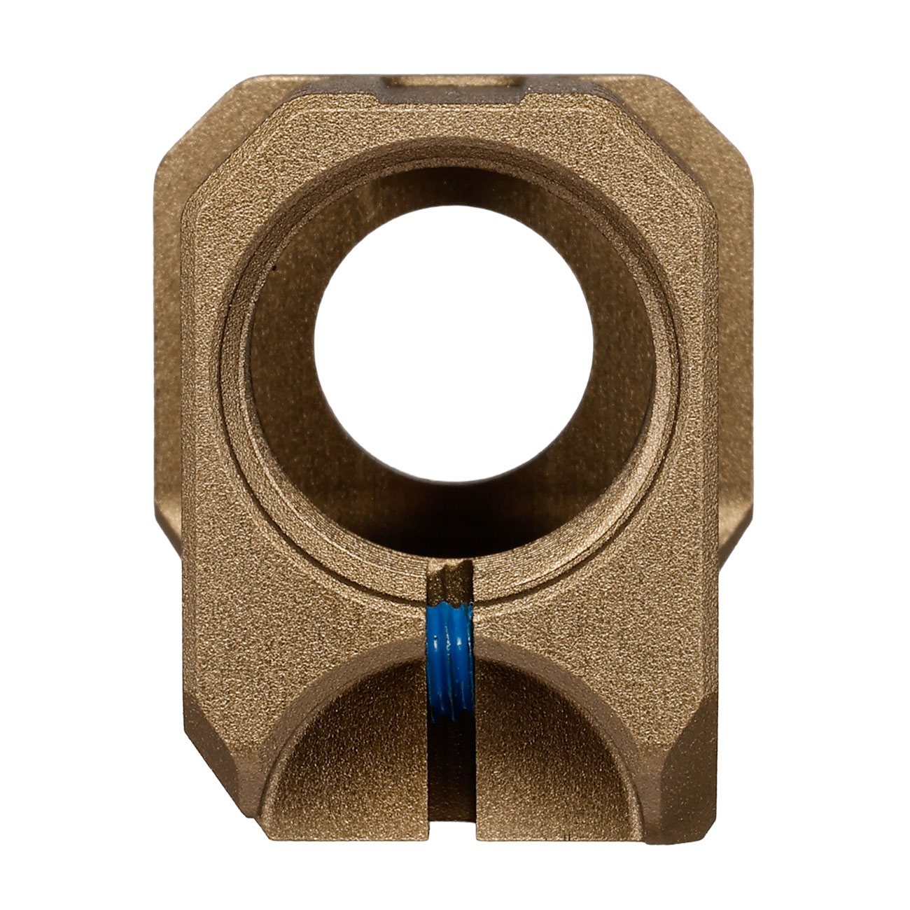 Strike Industries MC-Q Micro Comp Quad Aluminium Compensator f. Auenlufe m. 14mm- Auengewinde Flat Dark Earth Bild 7
