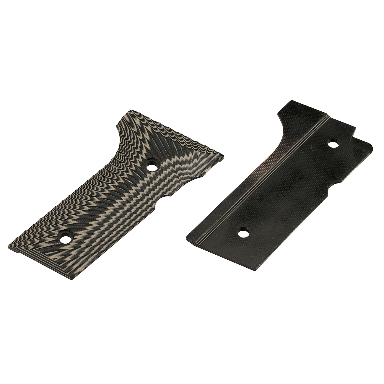 SRC G10 CNC Ops Texture Griffschalen f. TM / WE / KLI / SRC / KJW M92 / M9 GBB Pistolen grau Bild 1