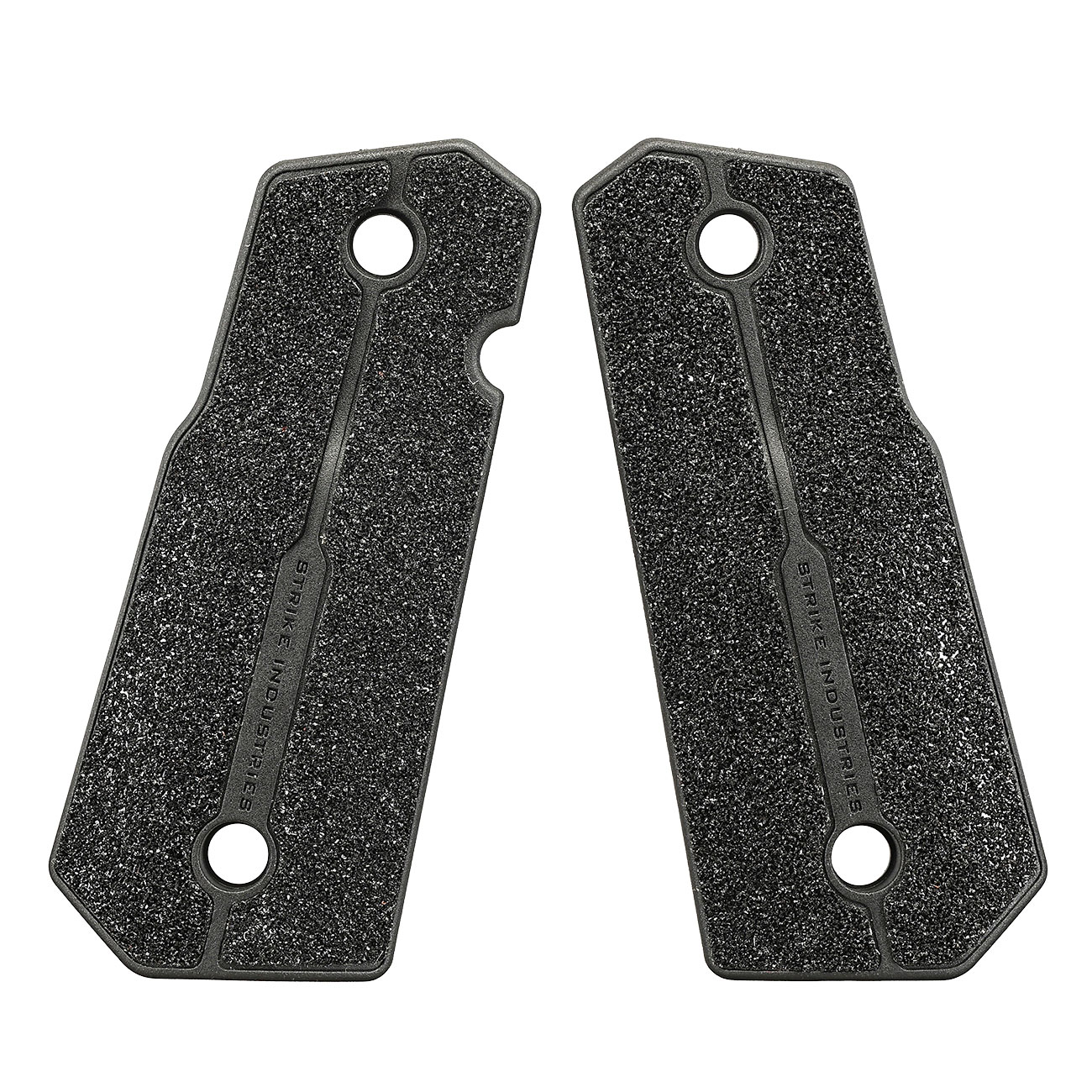 Strike Industries Officer Style Grip 1 Polymer Griffschalen f. M1911 Compact GBB Pistolen schwarz Bild 2