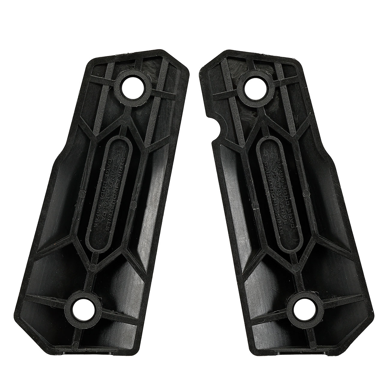 Strike Industries Officer Style Grip 1 Polymer Griffschalen f. M1911 Compact GBB Pistolen schwarz Bild 3