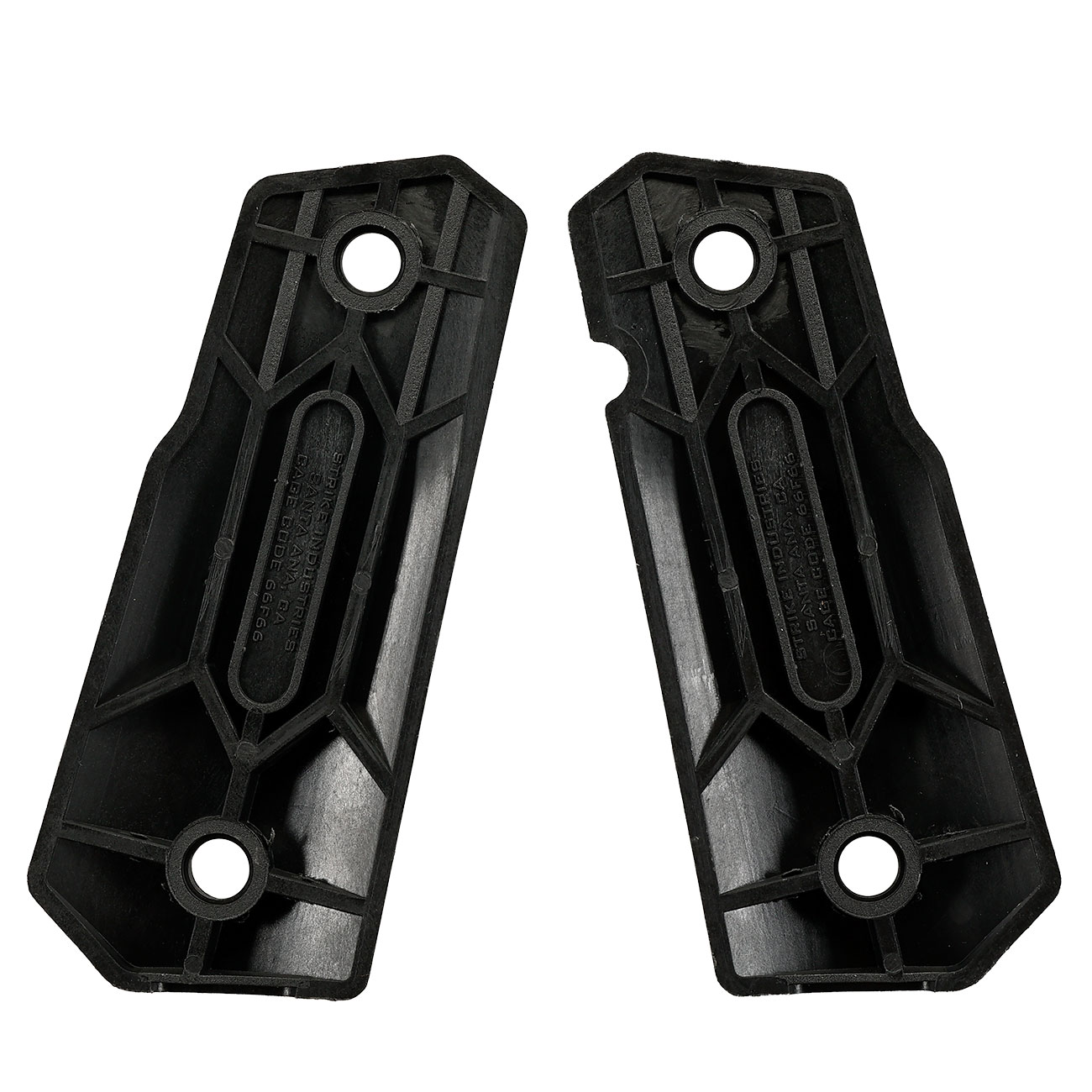 Strike Industries Officer Style Grip 2 Polymer Griffschalen f. M1911 Compact GBB Pistolen schwarz Bild 3