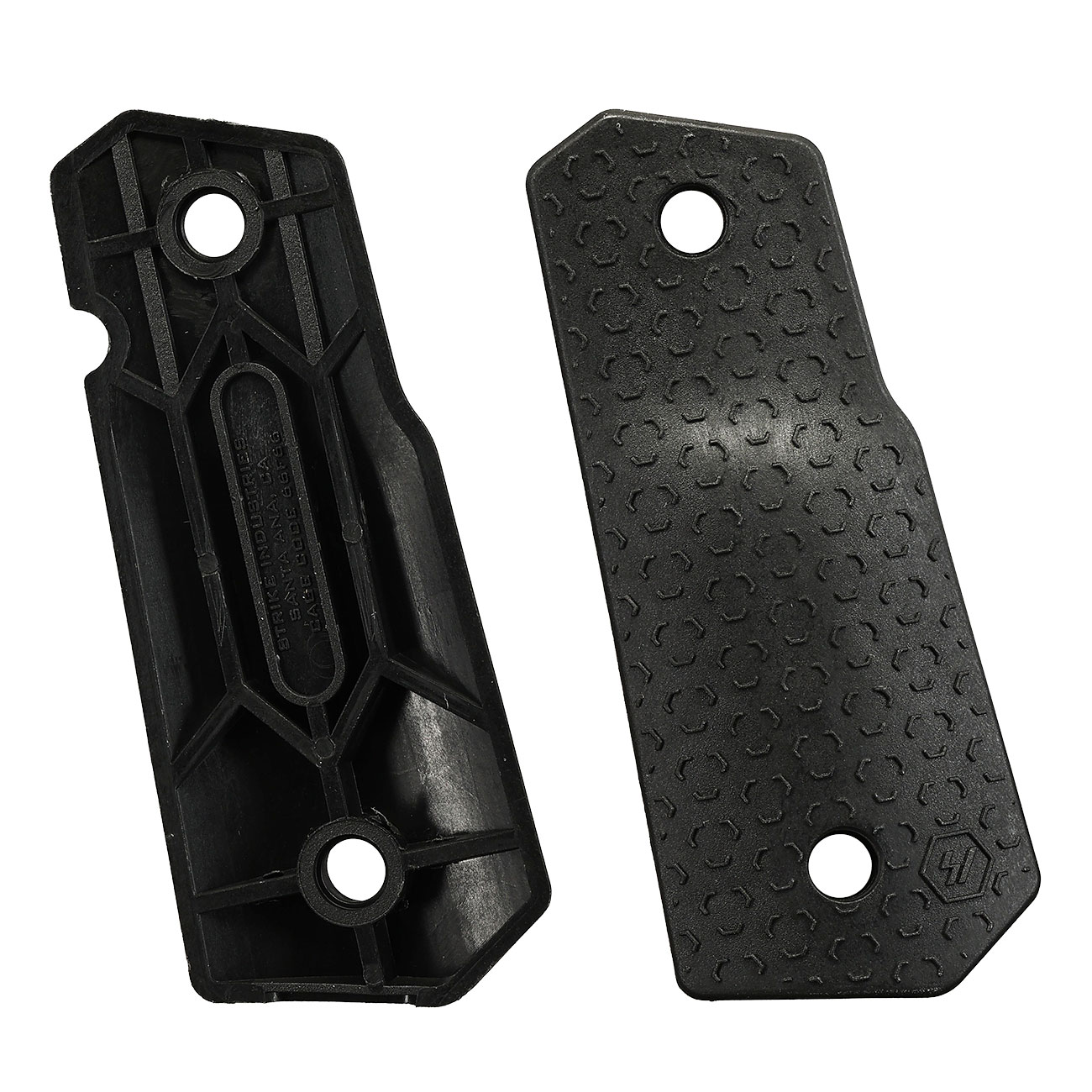 Strike Industries Officer Style Grip 2 Polymer Griffschalen f. M1911 Compact GBB Pistolen schwarz Bild 4