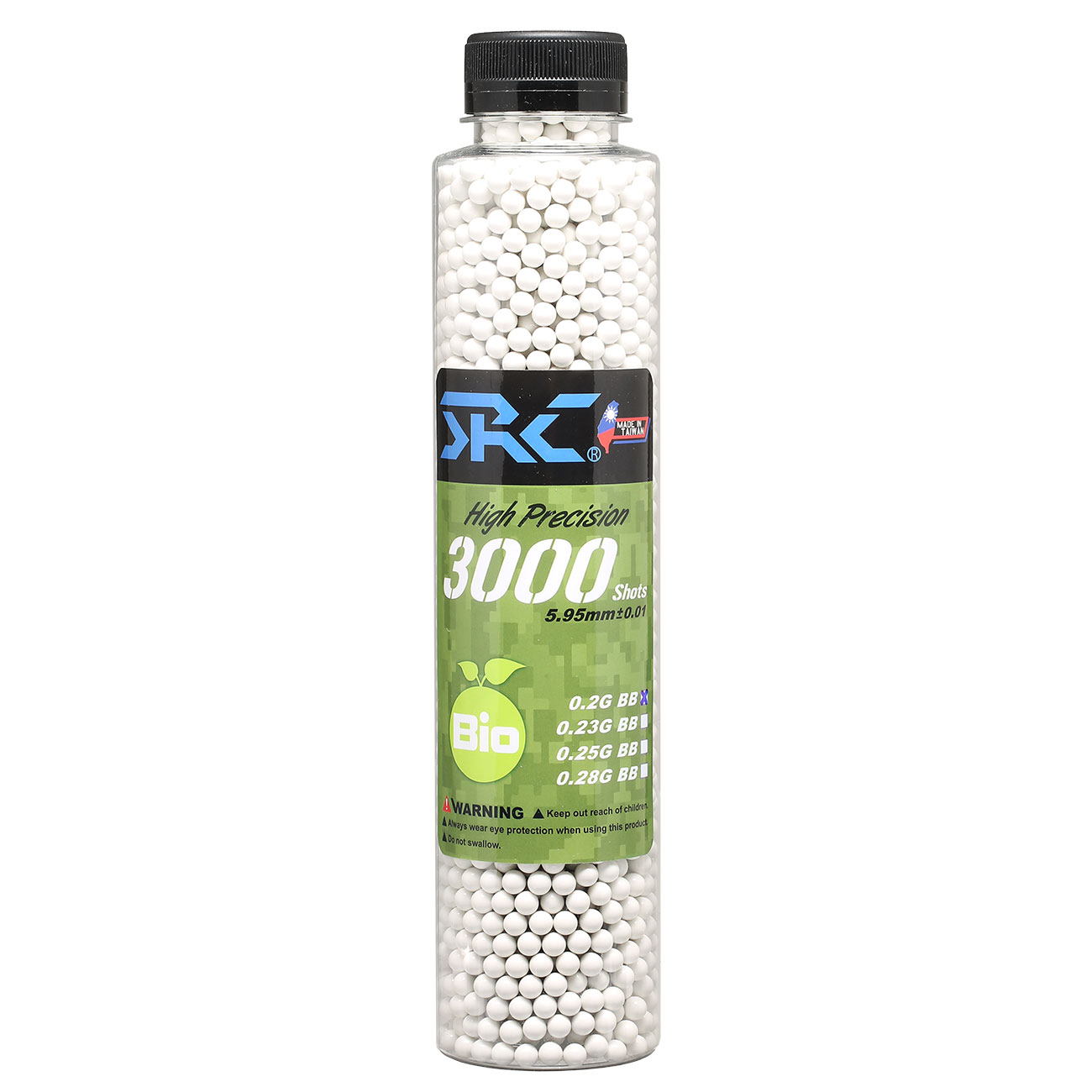 SRC High Precision Perfect Bio BBs 0,20g 3.000er Flasche weiss