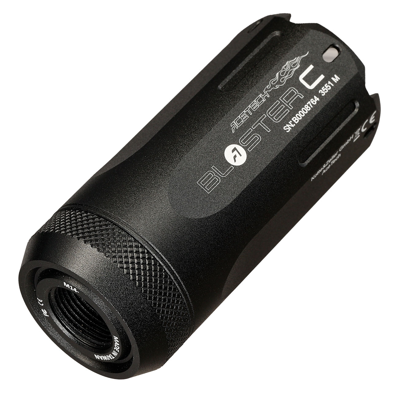 Acetech Blaster C Tracer / Flame Effect Flasher Unit inkl. integriertem Akku 14mm- / 11mm+ schwarz Bild 2