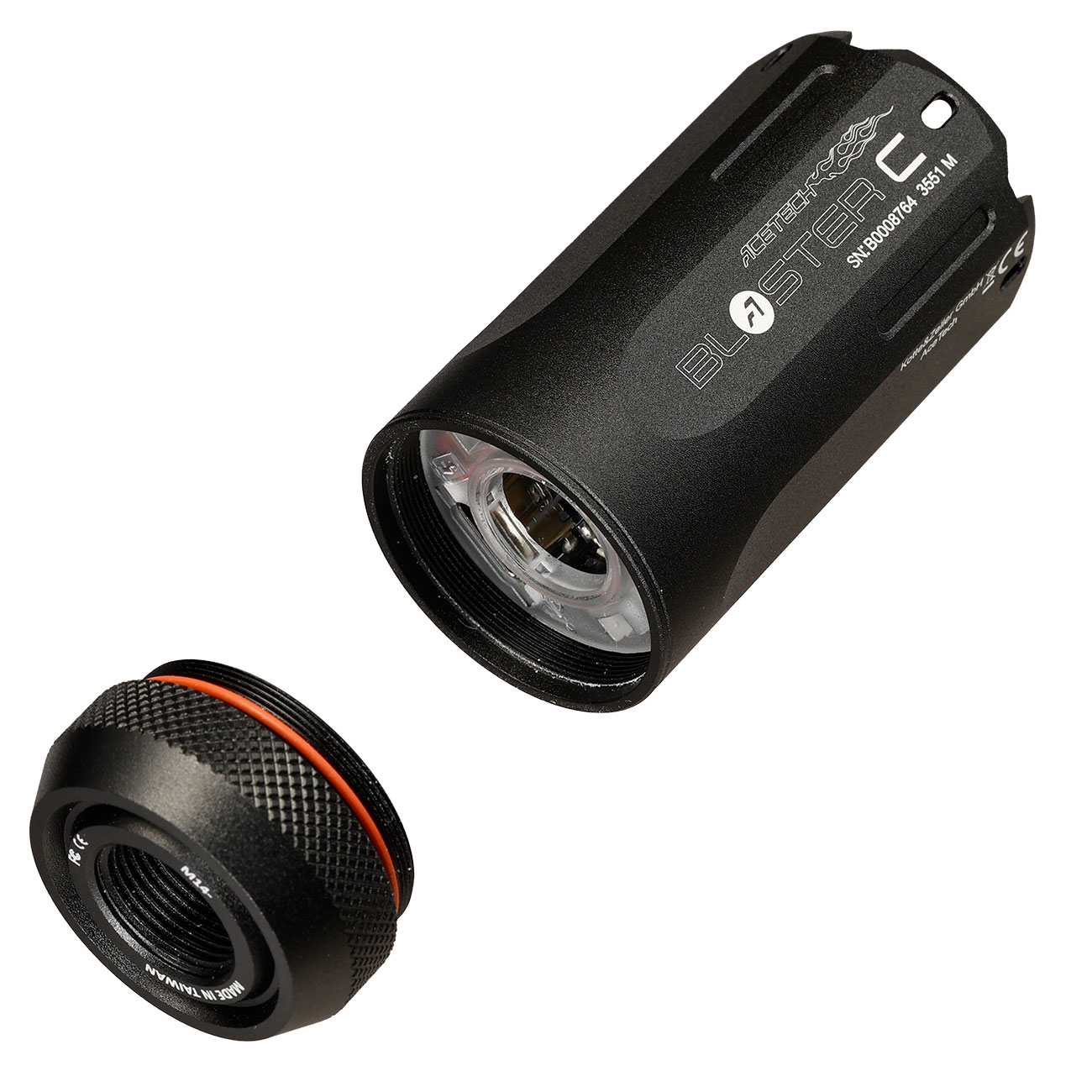 Acetech Blaster C Tracer / Flame Effect Flasher Unit inkl. integriertem Akku 14mm- / 11mm+ schwarz Bild 6