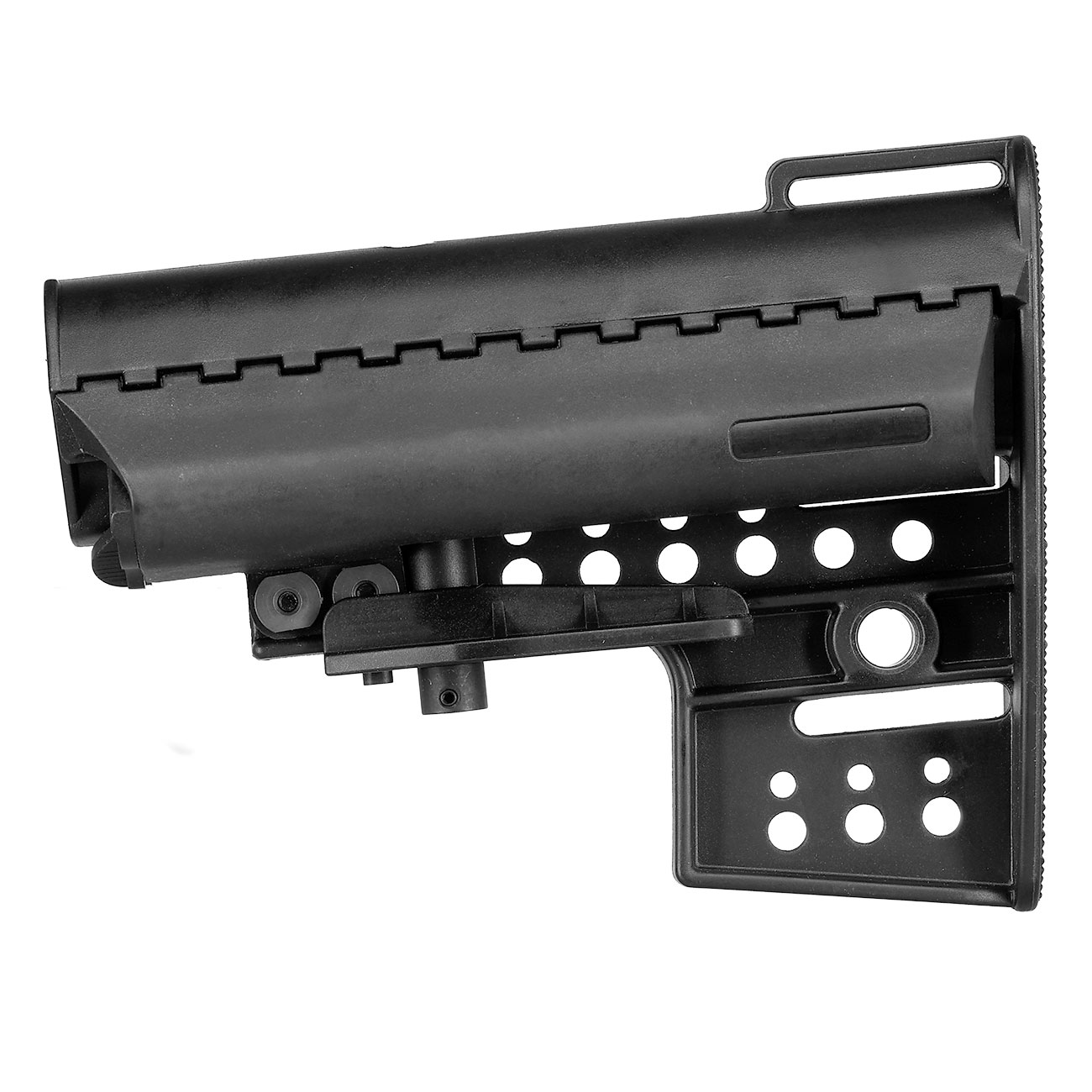 King Arms M4 MOD Clubfoot Retractable Stock / Schiebeschaft schwarz Bild 4