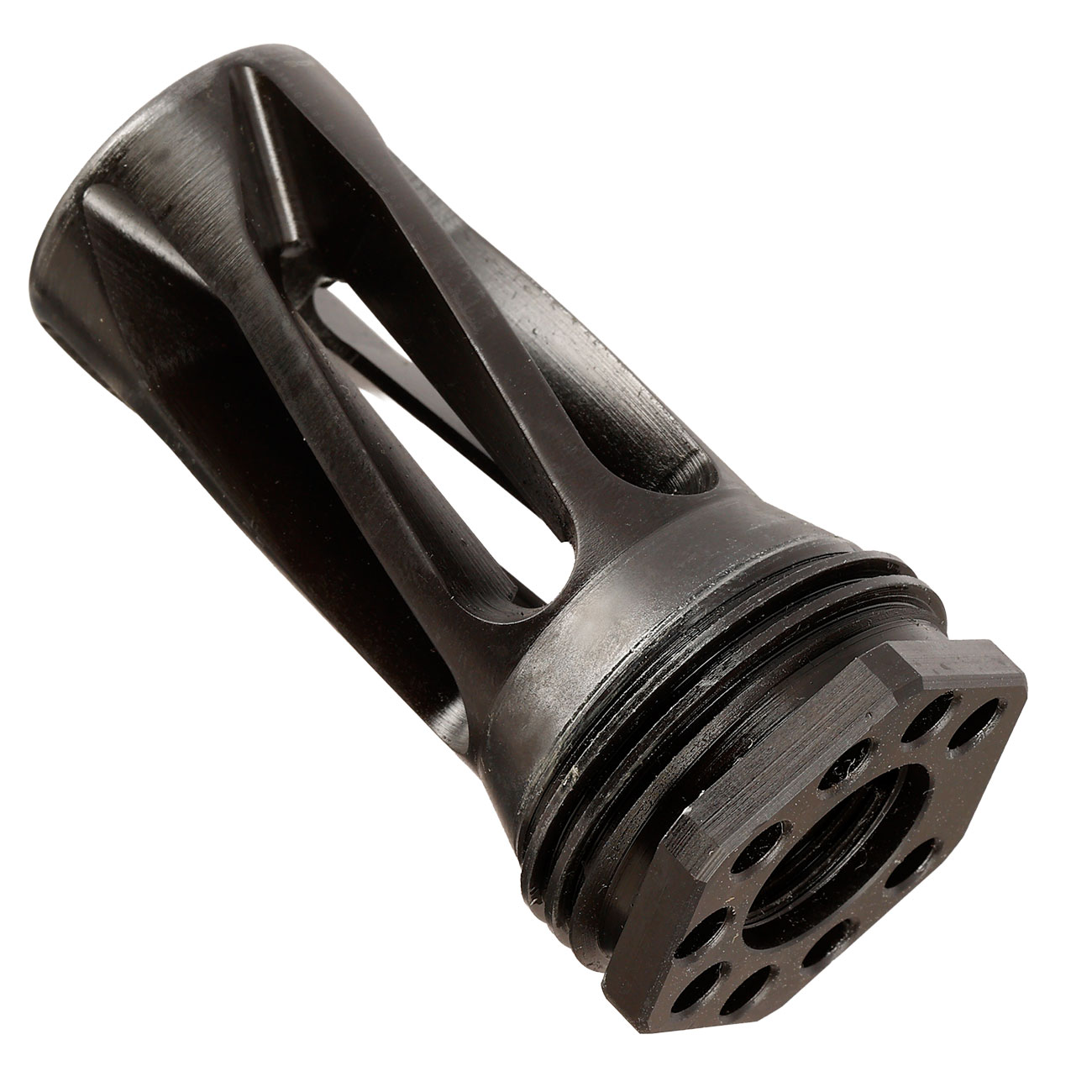 Crusader URGI / MK16-Style EL-QD Aluminium Silencer mit QD Stahl Flash-Hider 14mm- Flat Dark Earth Bild 11