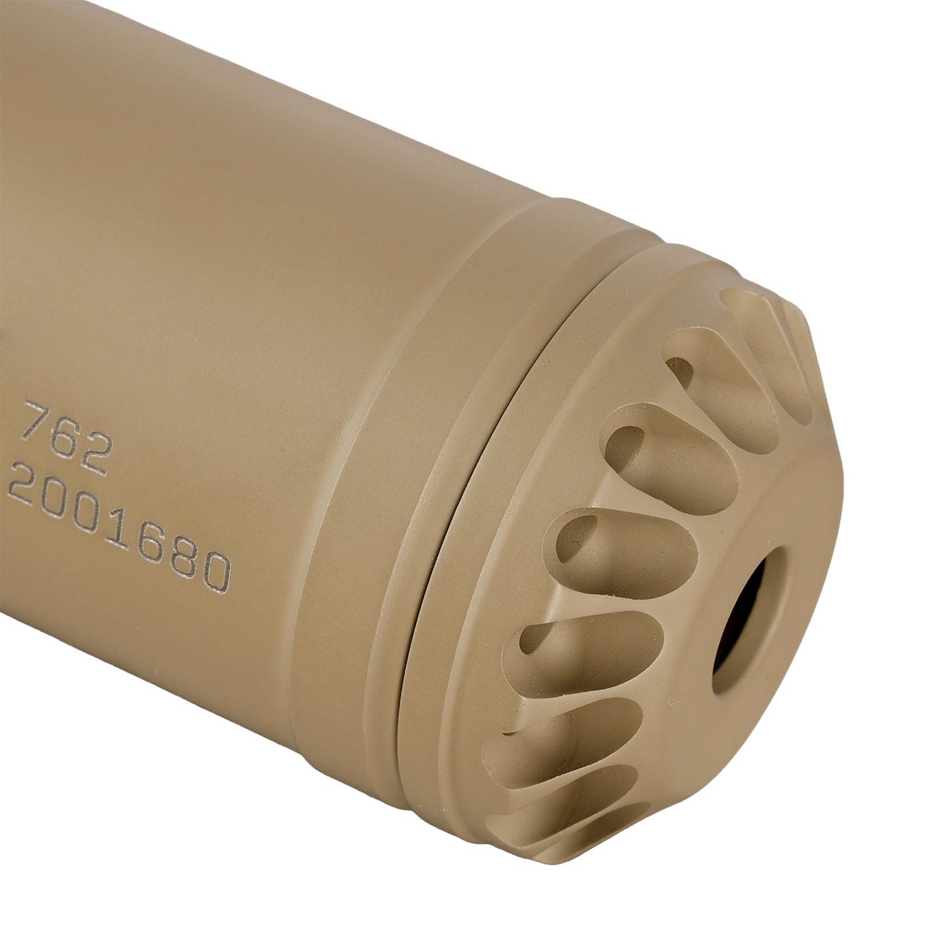 Crusader URGI / MK16-Style EL-QD Aluminium Silencer mit QD Stahl Flash-Hider 14mm- Flat Dark Earth Bild 6