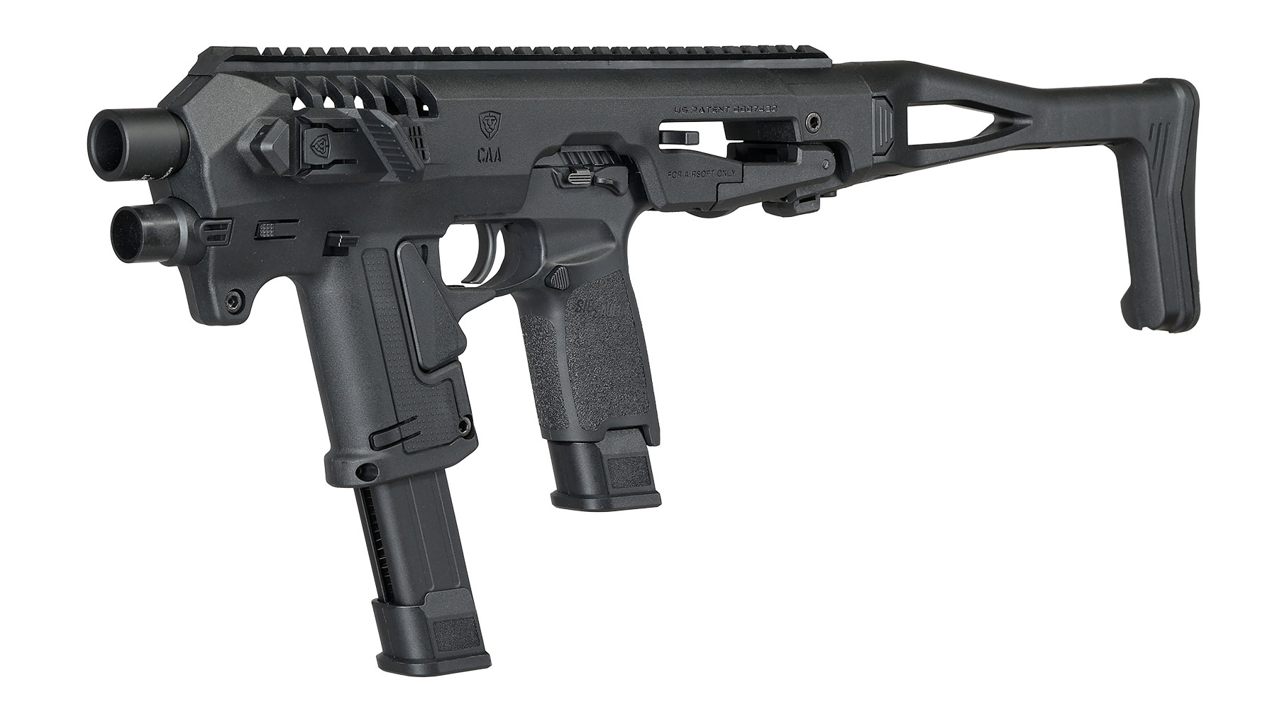 CAA Airsoft Division Micro RONI Conversion Kit f. TM / KSC / VFC P320-M17 / P320-M18 Serie schwarz