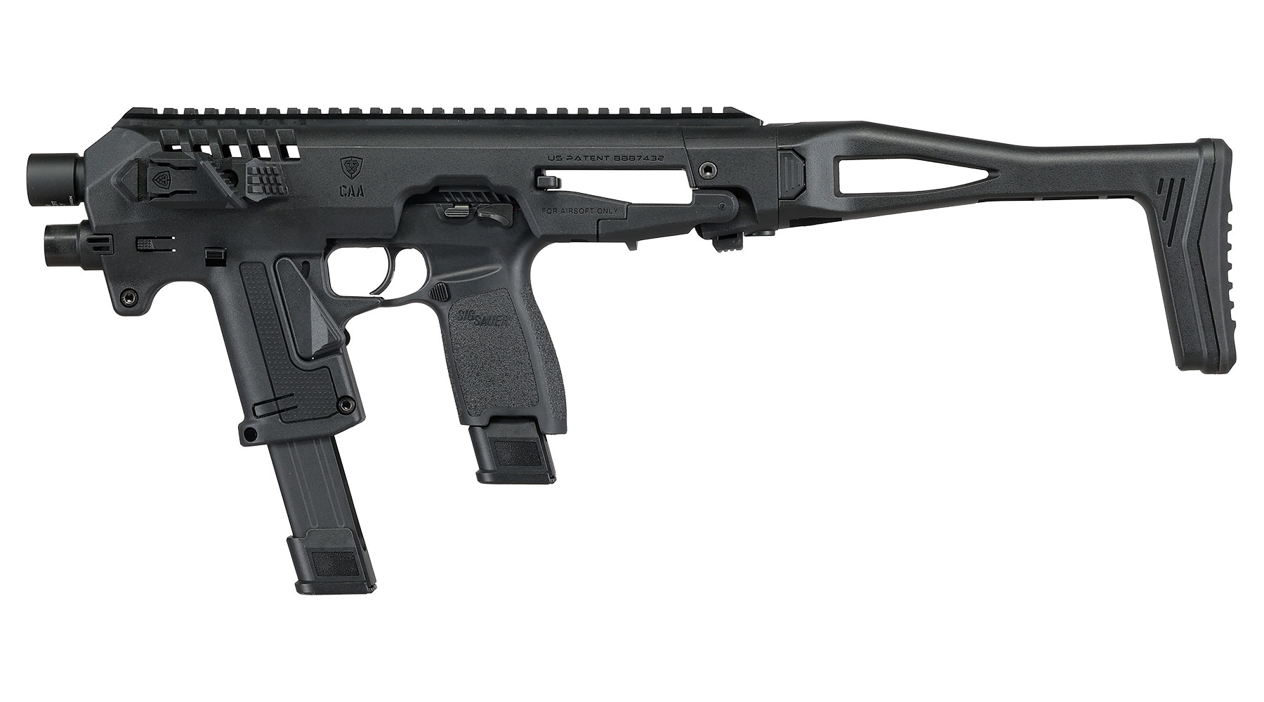 CAA Airsoft Division Micro RONI Conversion Kit f. TM / KSC / VFC P320-M17 / P320-M18 Serie schwarz Bild 1