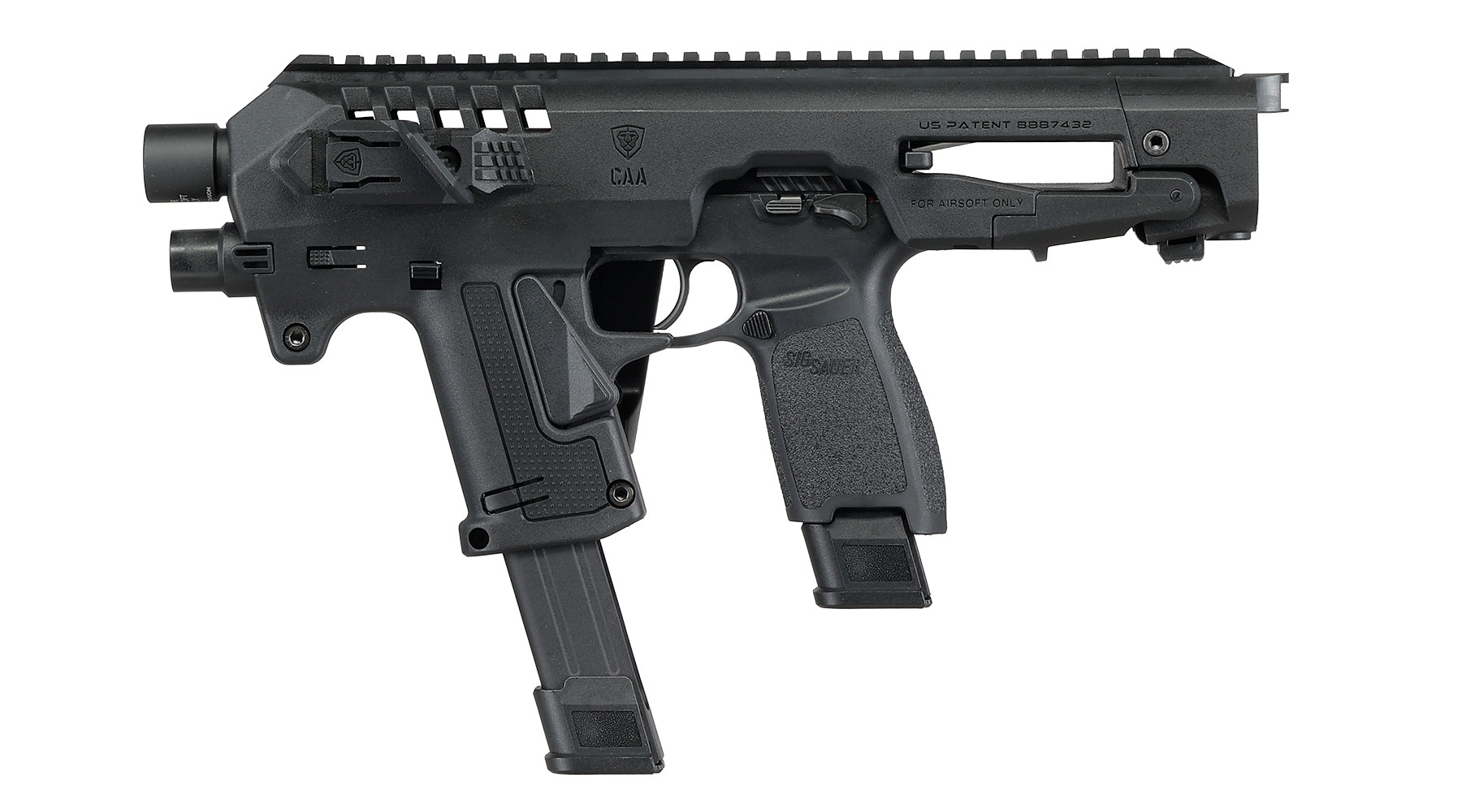 CAA Airsoft Division Micro RONI Conversion Kit f. TM / KSC / VFC P320-M17 / P320-M18 Serie schwarz Bild 2