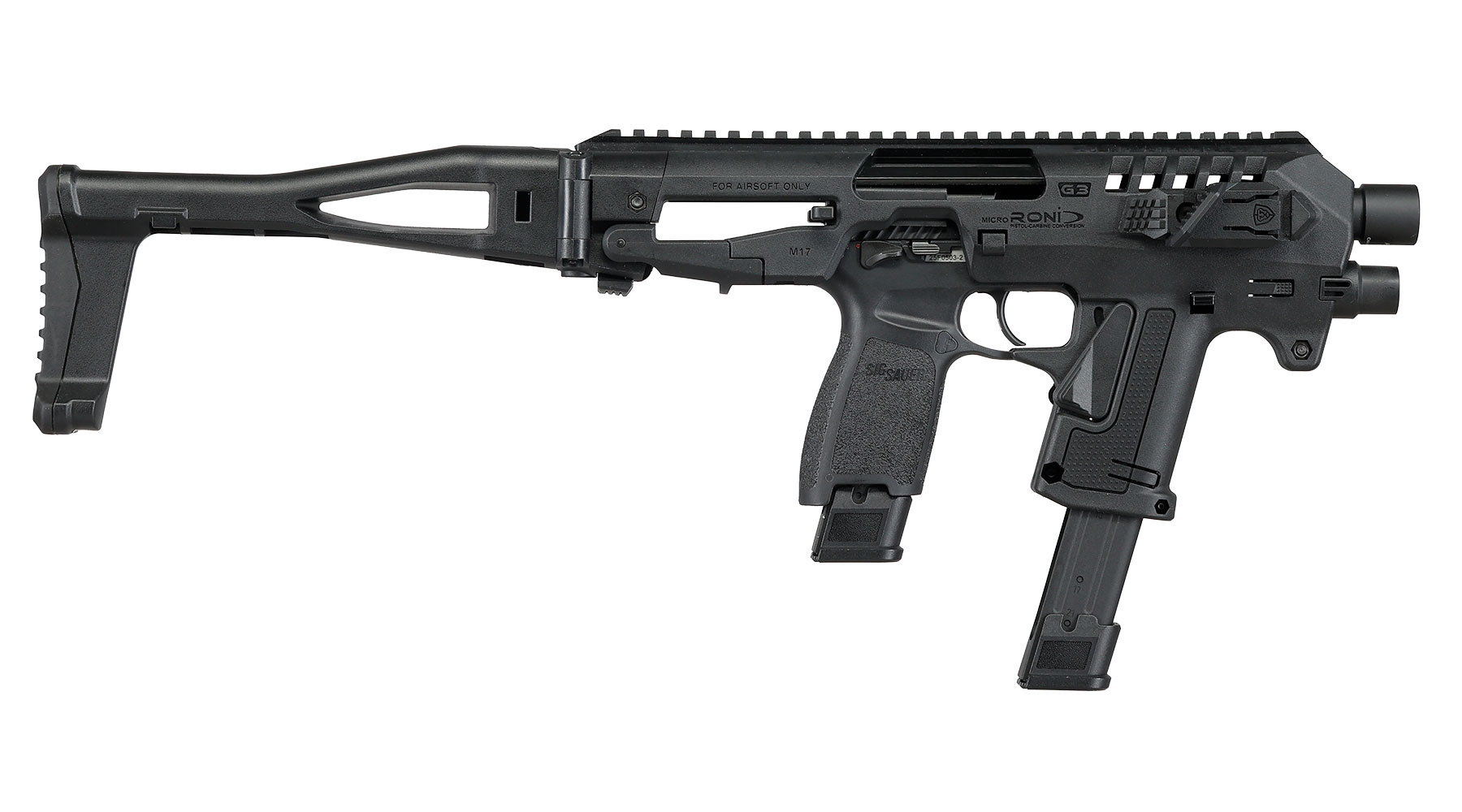 CAA Airsoft Division Micro RONI Conversion Kit f. TM / KSC / VFC P320-M17 / P320-M18 Serie schwarz Bild 3