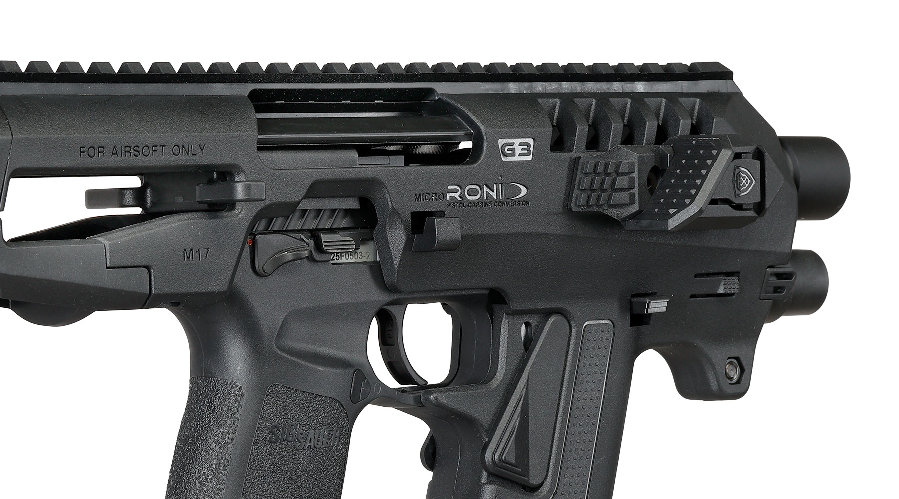 CAA Airsoft Division Micro RONI Conversion Kit f. TM / KSC / VFC P320-M17 / P320-M18 Serie schwarz Bild 7