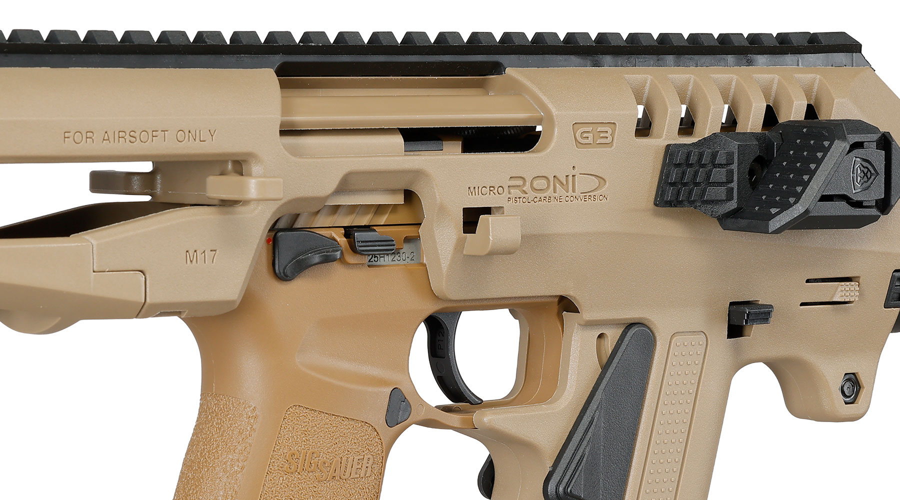 CAA Airsoft Division Micro RONI Conversion Kit f. TM / KSC / VFC P320-M17 / P320-M18 Serie Dark Earth Bild 7