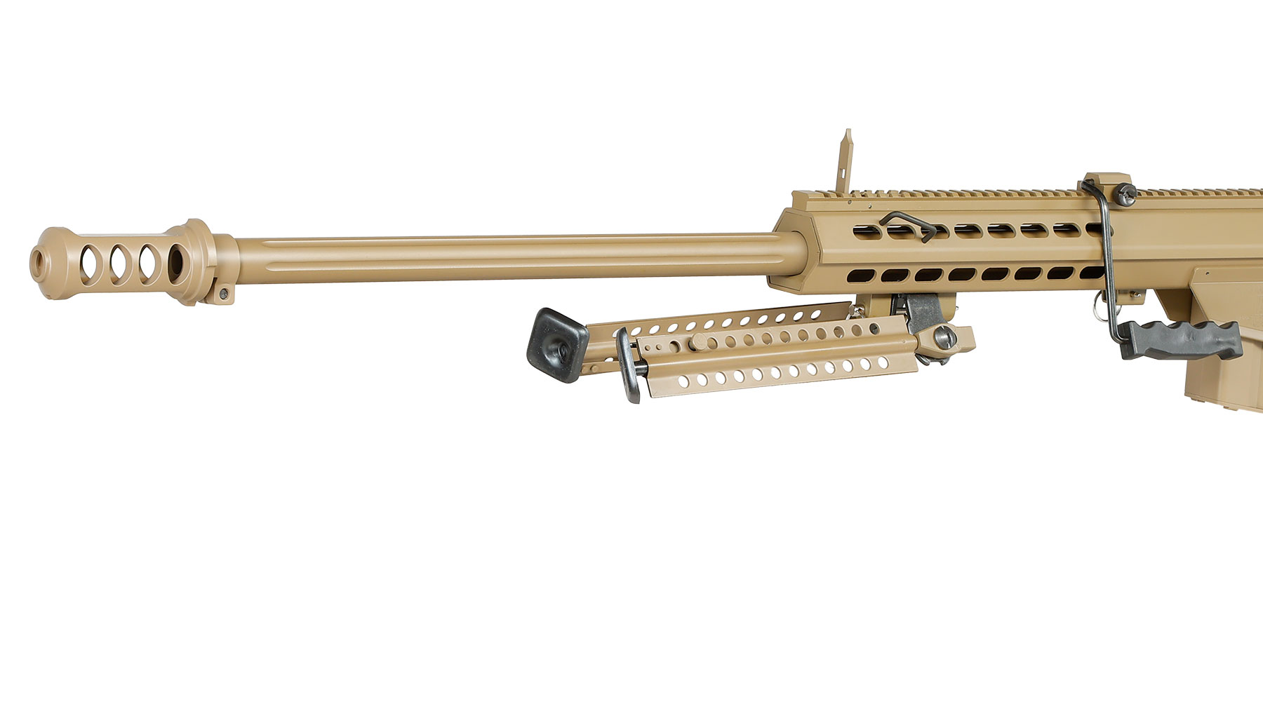 Snow Wolf Barrett M107A1 Vollmetall Bolt-Action Snipergewehr Springer 6mm BB tan Bild 8