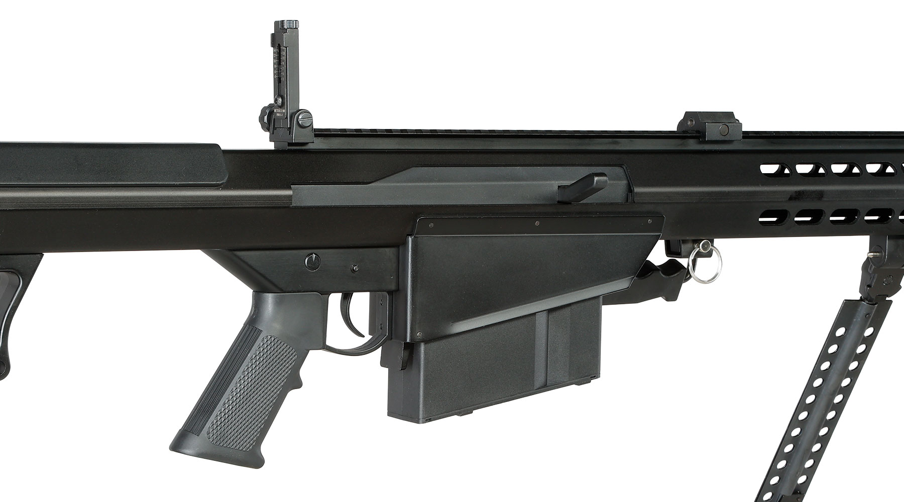 Snow Wolf Barrett M107A1 Vollmetall Bolt-Action Snipergewehr Springer 6mm BB schwarz Bild 10