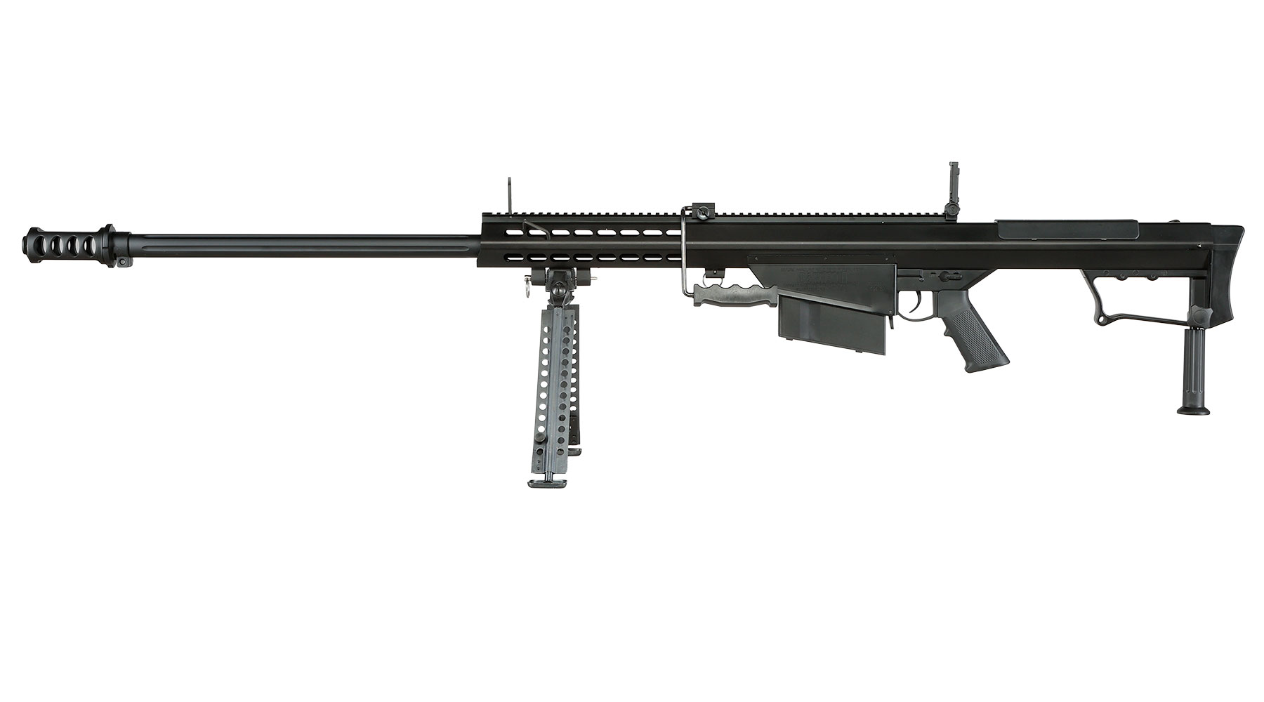 Snow Wolf Barrett M107A1 Vollmetall Bolt-Action Snipergewehr Springer 6mm BB schwarz Bild 2