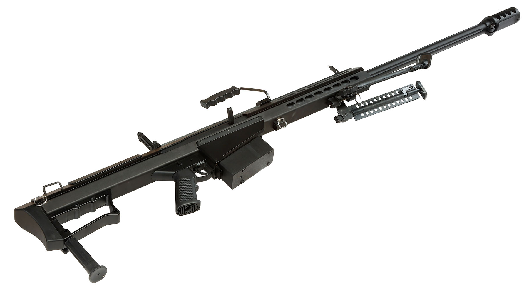 Snow Wolf Barrett M107A1 Vollmetall Bolt-Action Snipergewehr Springer 6mm BB schwarz Bild 5