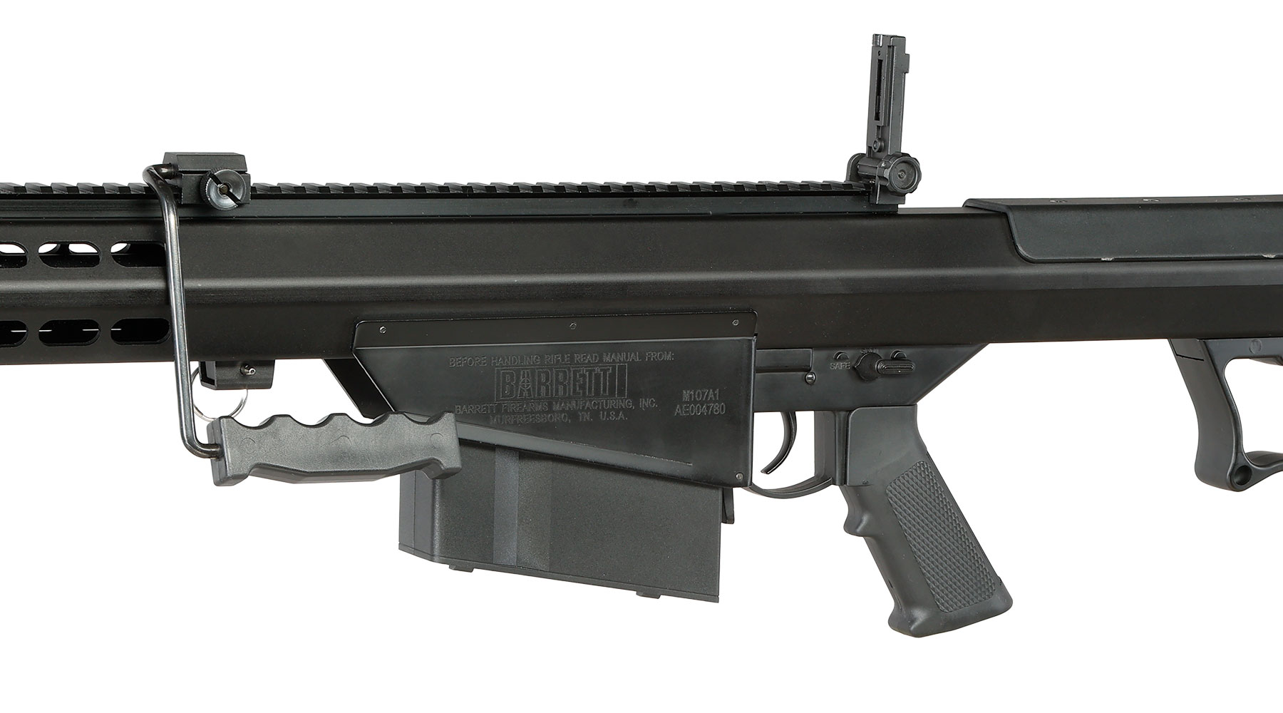 Snow Wolf Barrett M107A1 Vollmetall Bolt-Action Snipergewehr Springer 6mm BB schwarz Bild 9