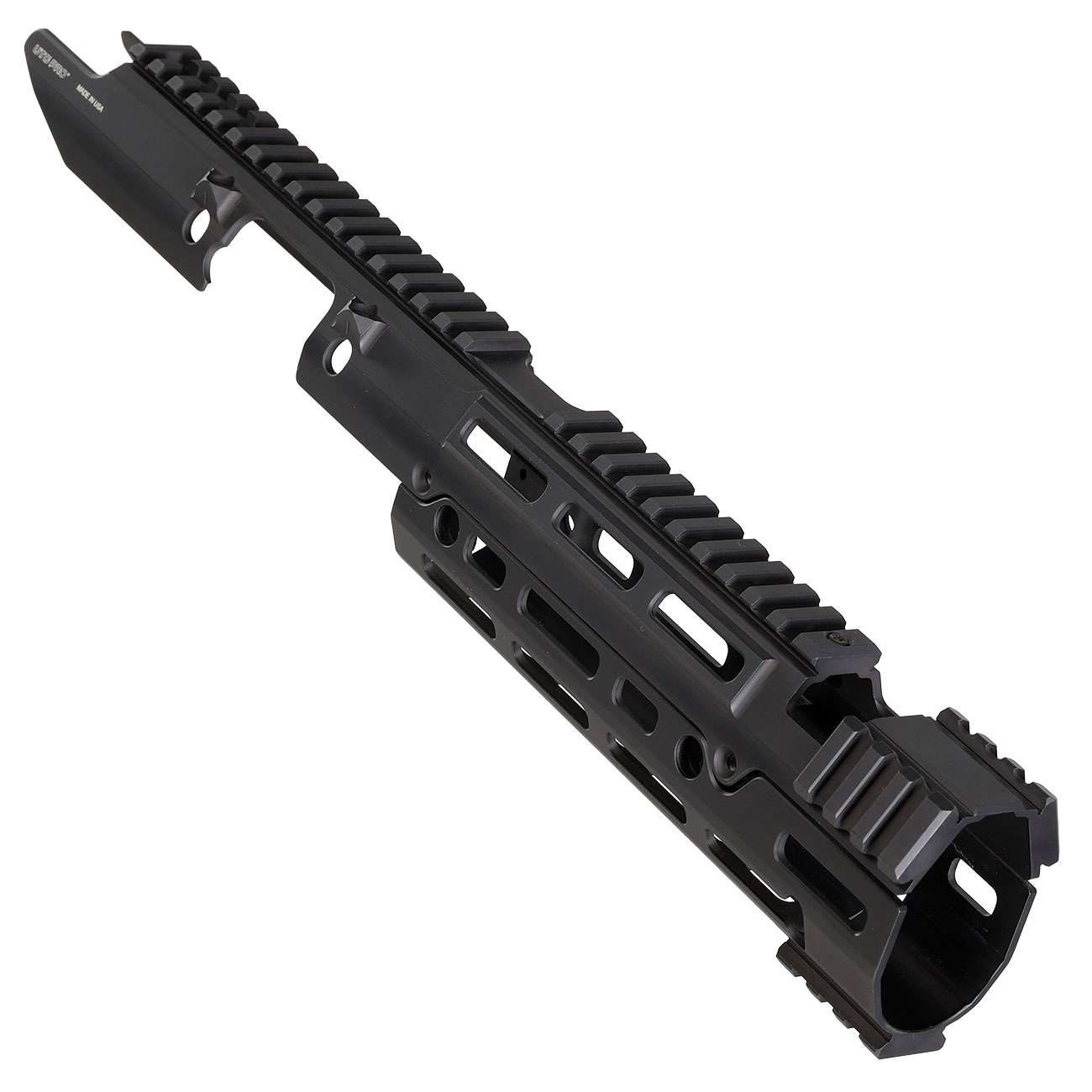 UTG Pro M-LOK Aluminium Monolithic Handguard f. MP5 Maschinenpistolen schwarz - Extended Version Bild 1