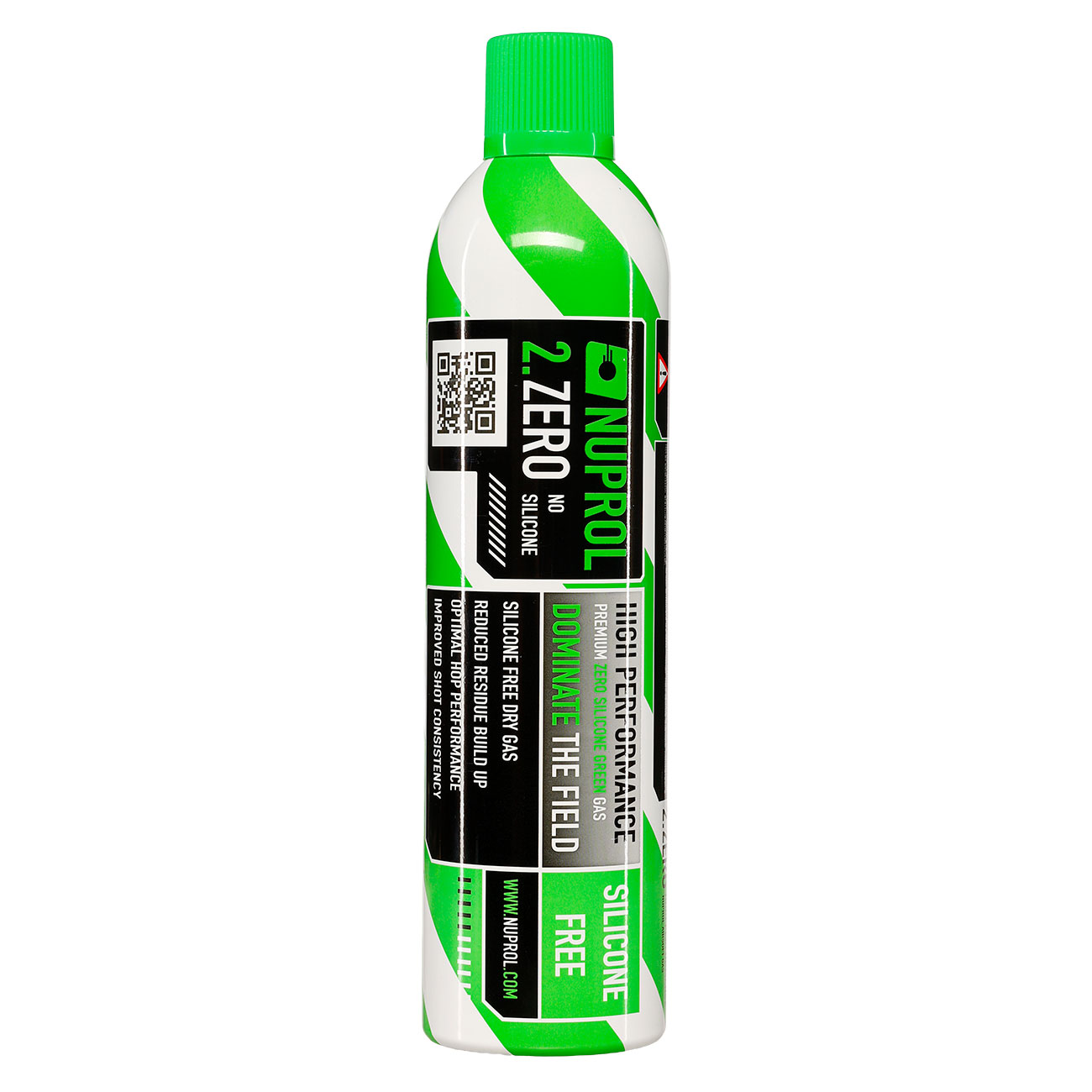 Nuprol 2.Zero High Performance Premium Green Airsoft Gas 420ml - Silikonfrei